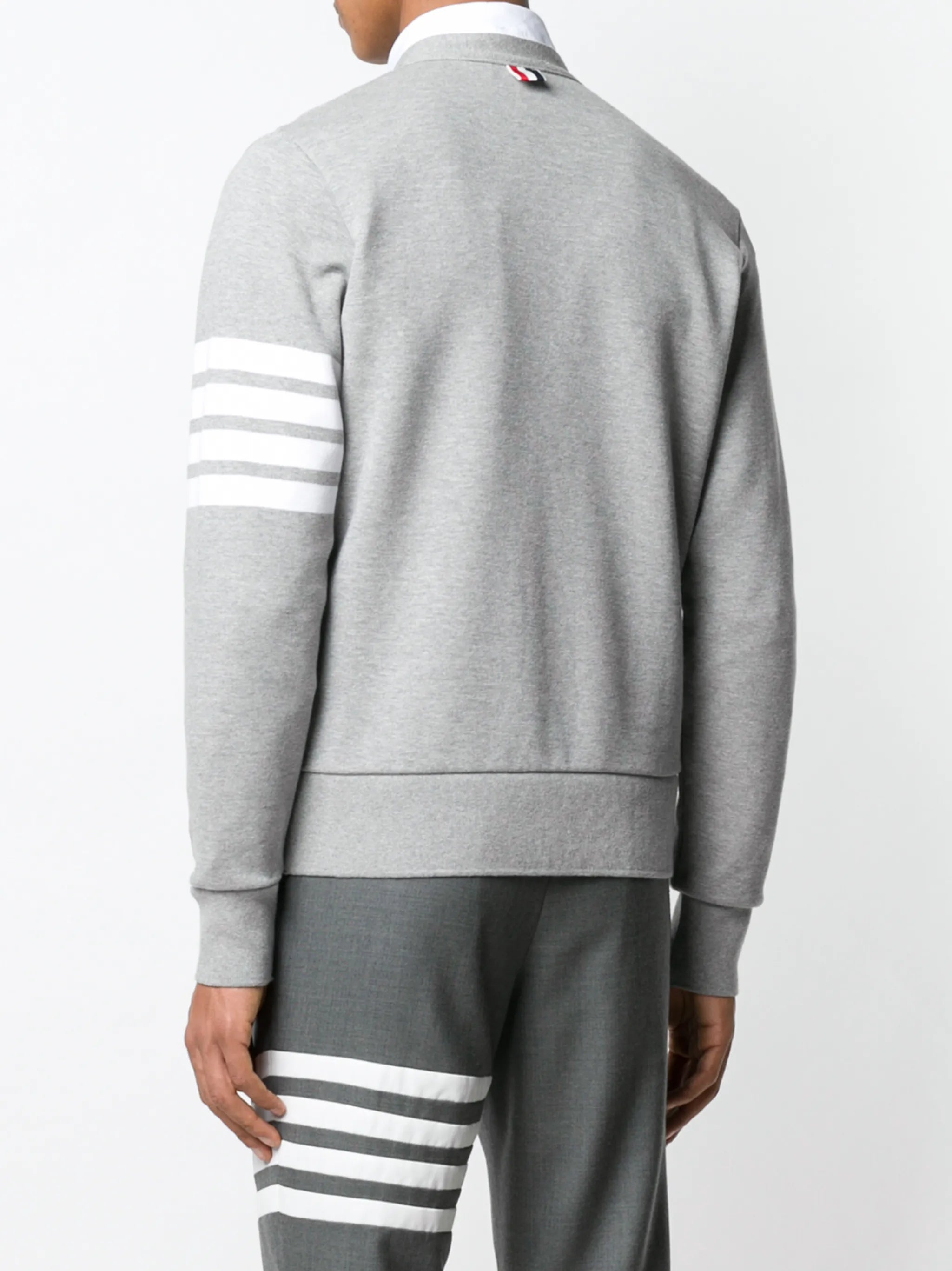 4-Bar V-neck cardigan