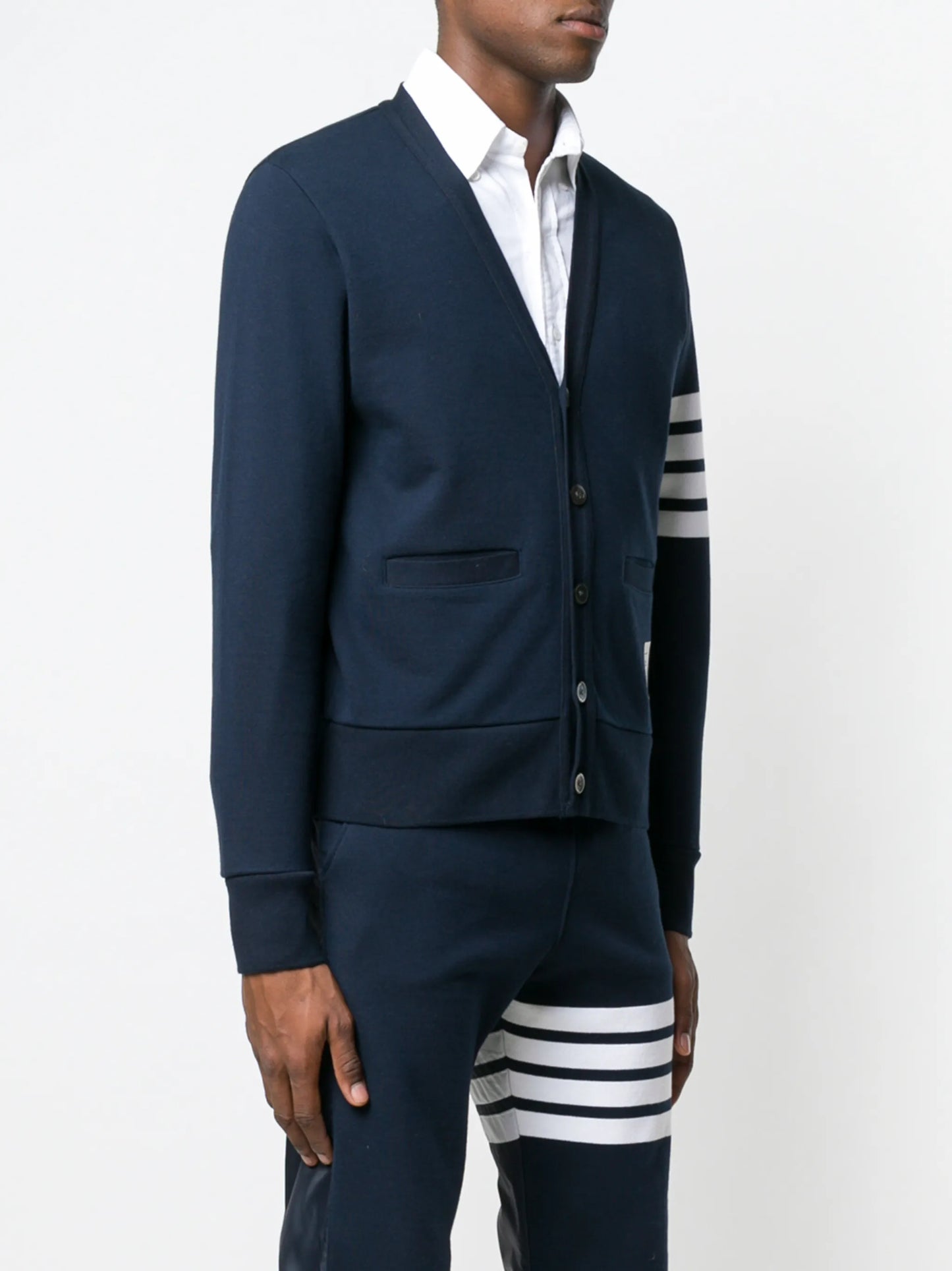 4-bar Loopback Cardigan