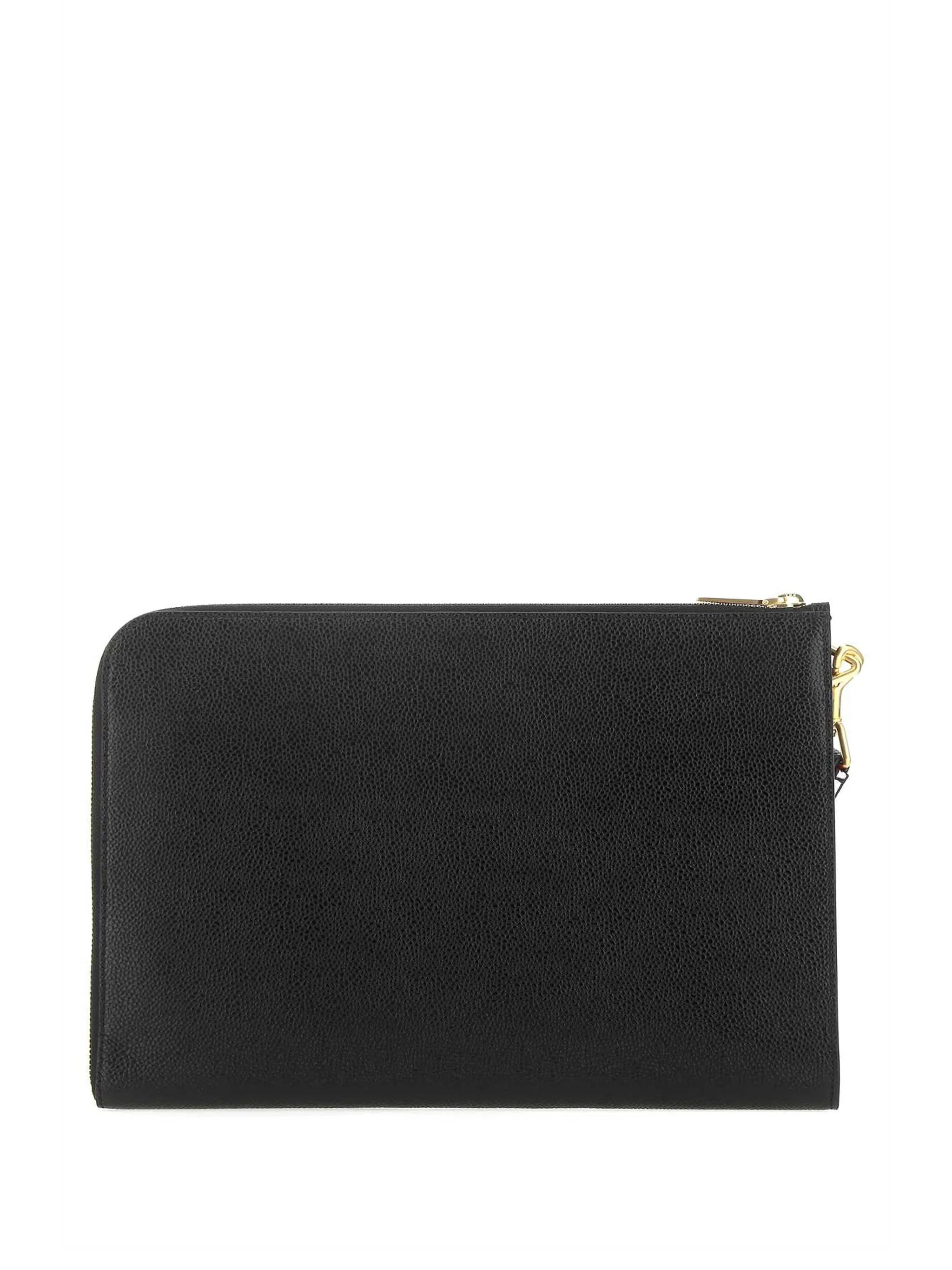 medium RWB-strap gusset clutch
