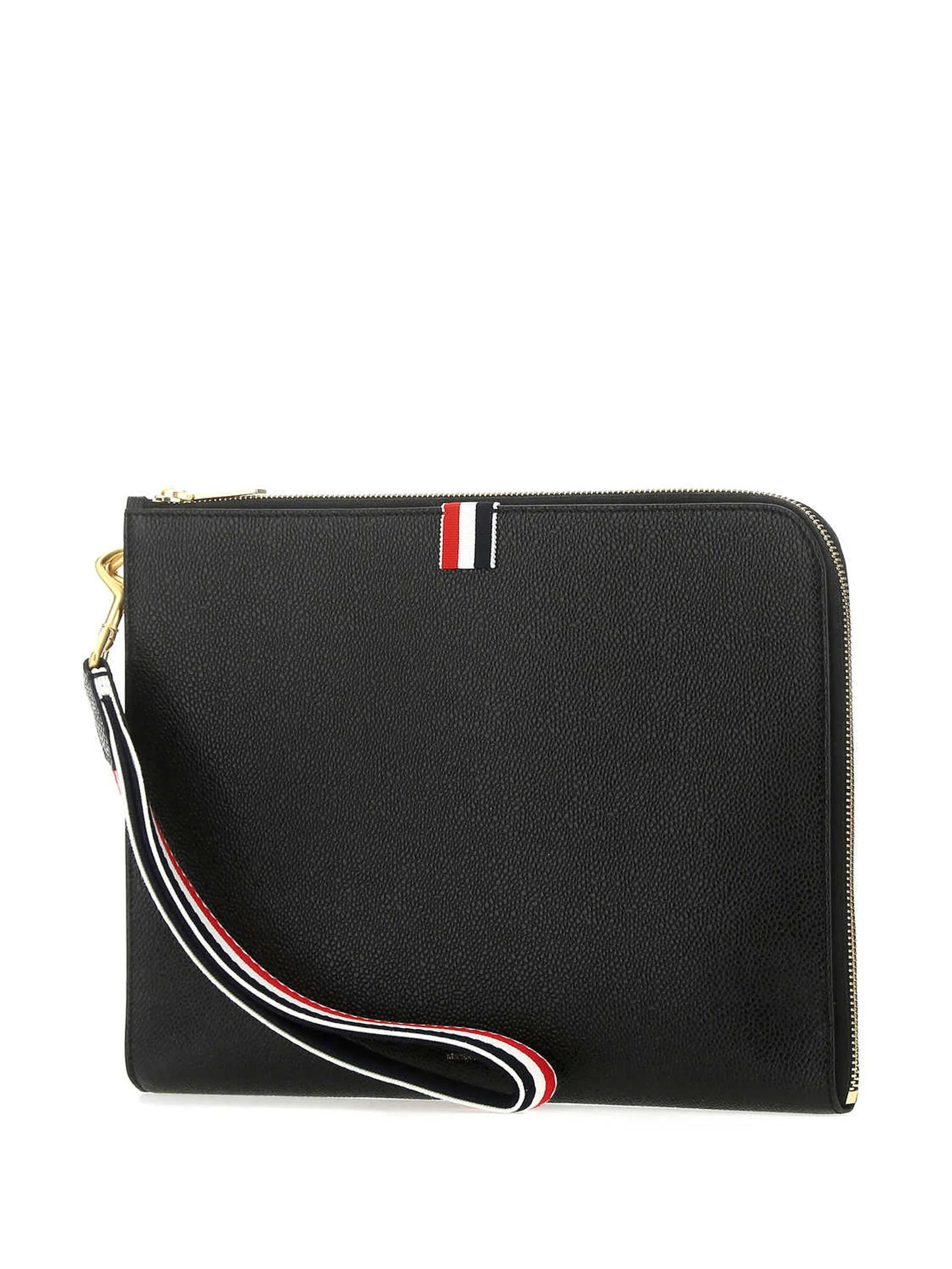medium RWB-strap gusset clutch