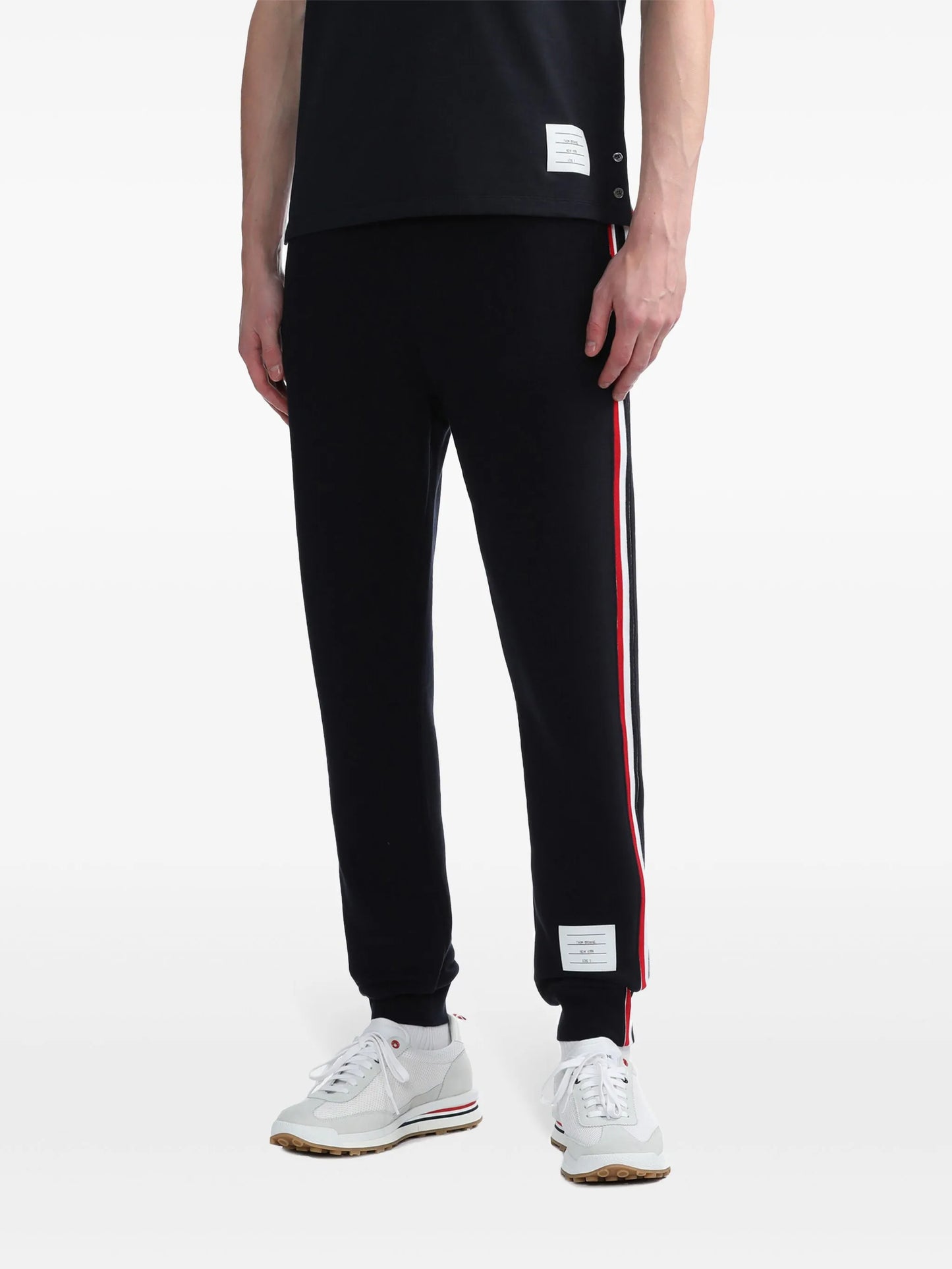 classic loopback stripe sweatpants