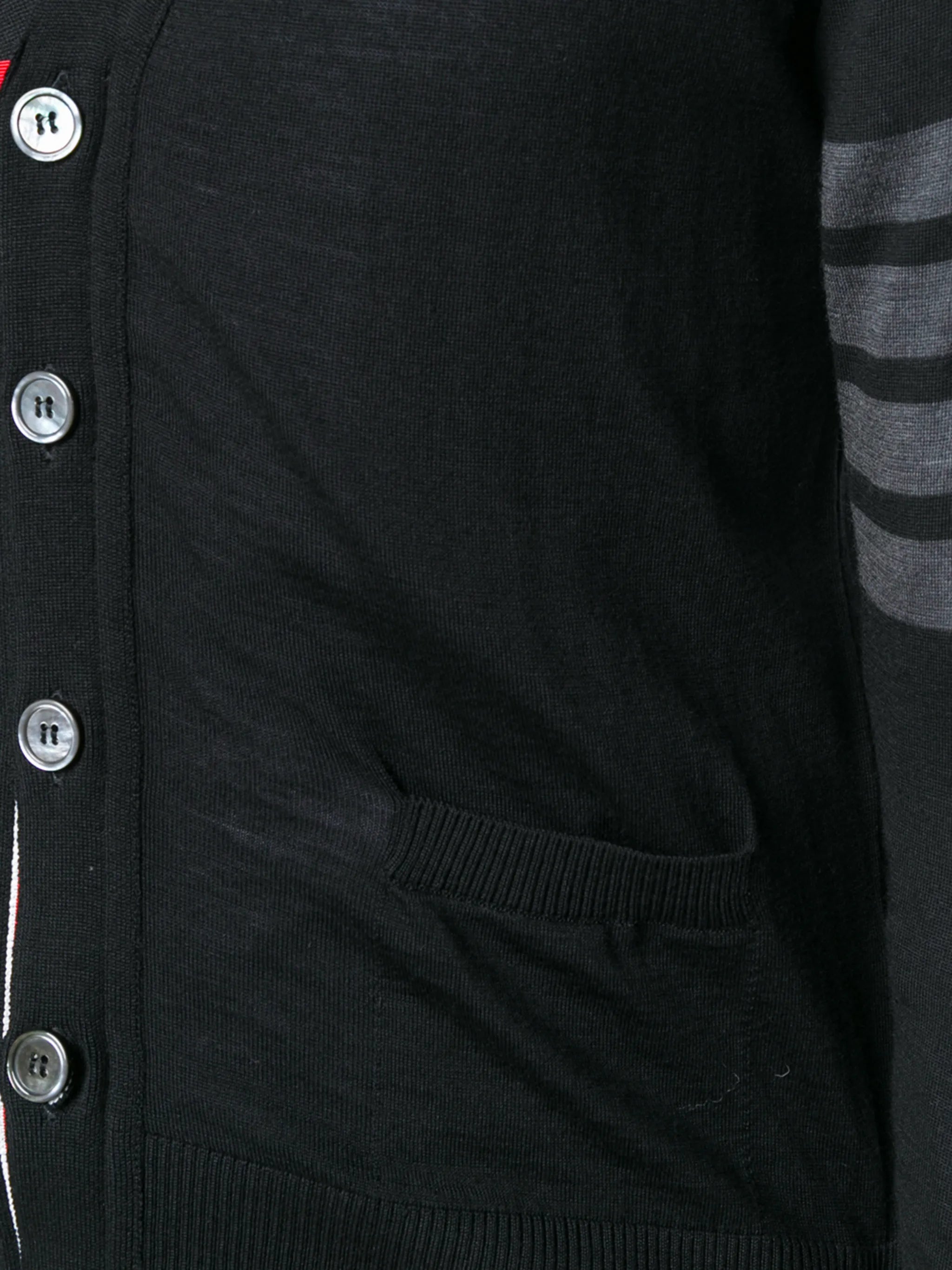merino wool 4-Bar classic V-neck cardigan