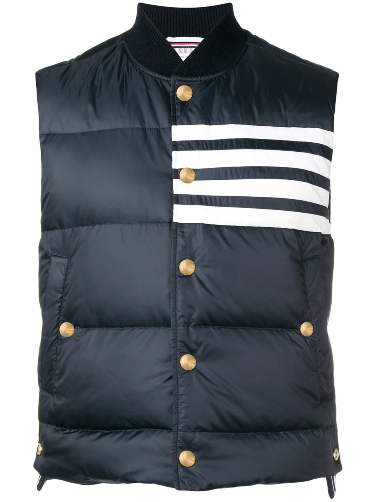 matte nylon 4-Bar down fill vest