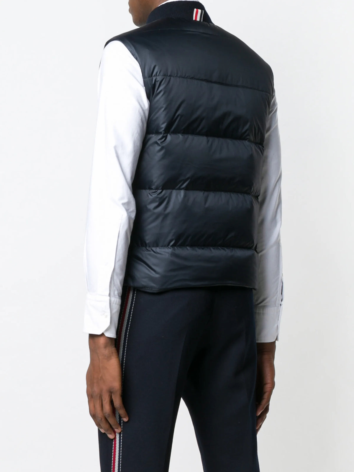 matte nylon 4-Bar down fill vest