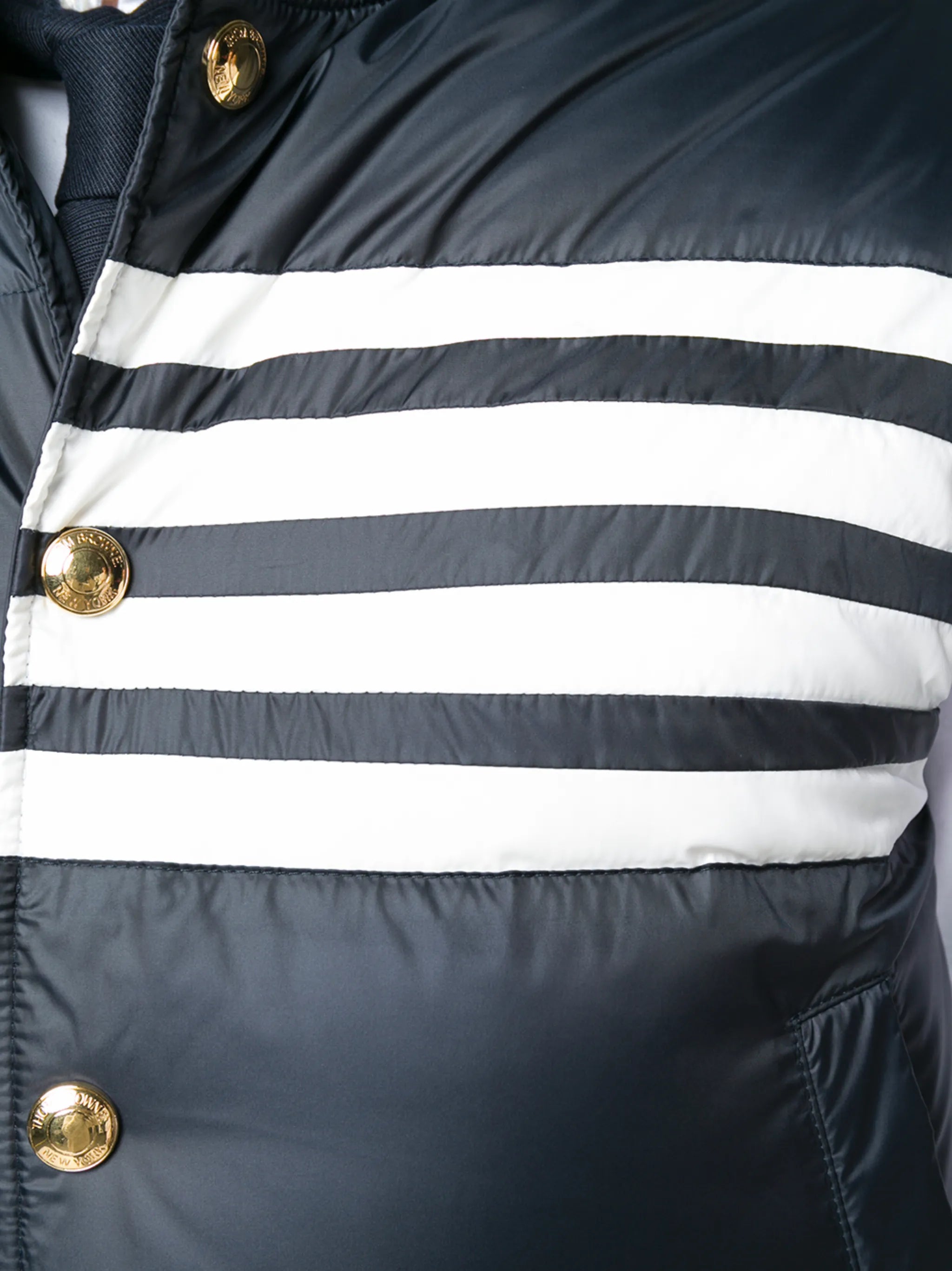matte nylon 4-Bar down fill vest