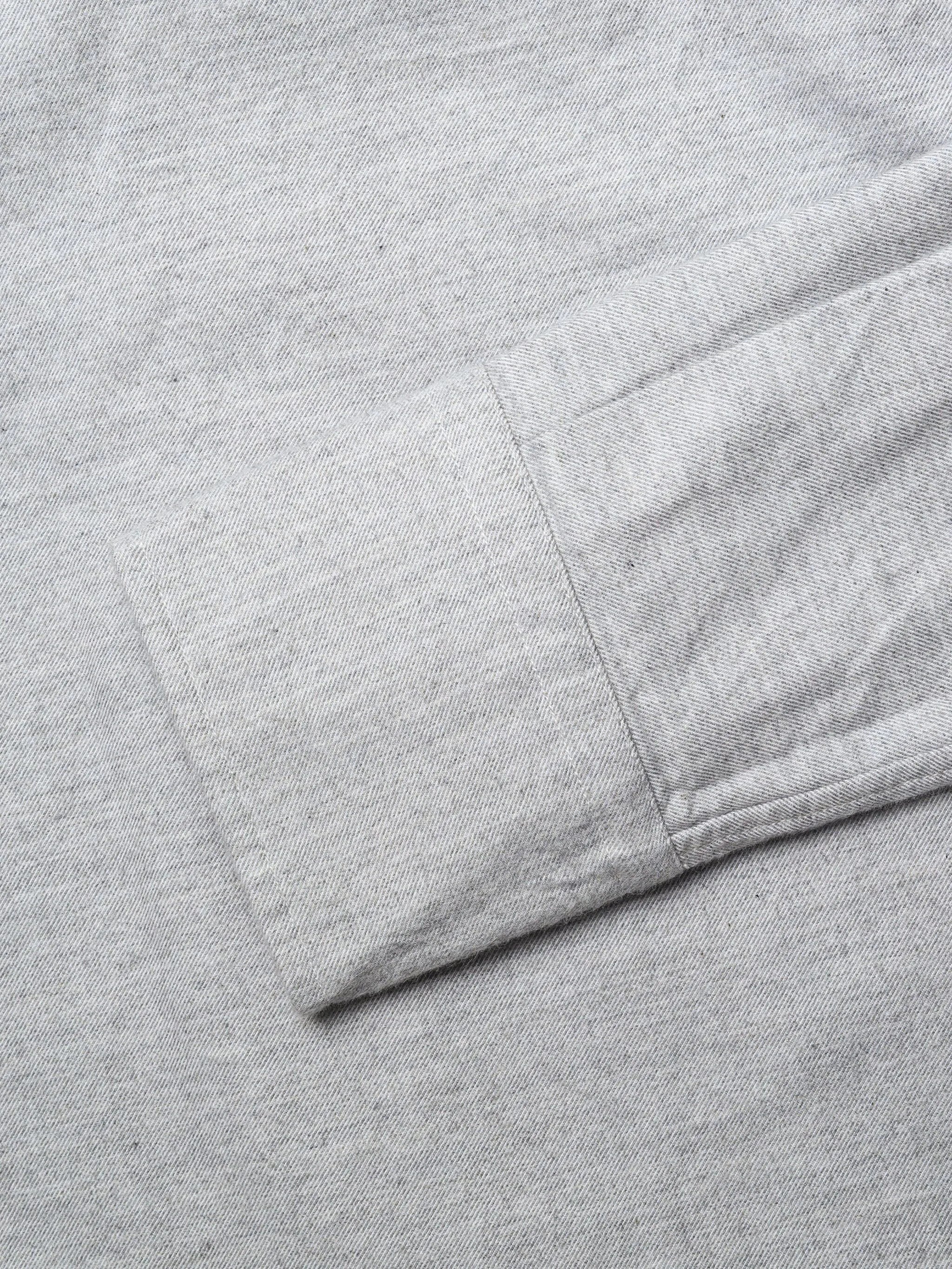 long-sleeve chambray shirt