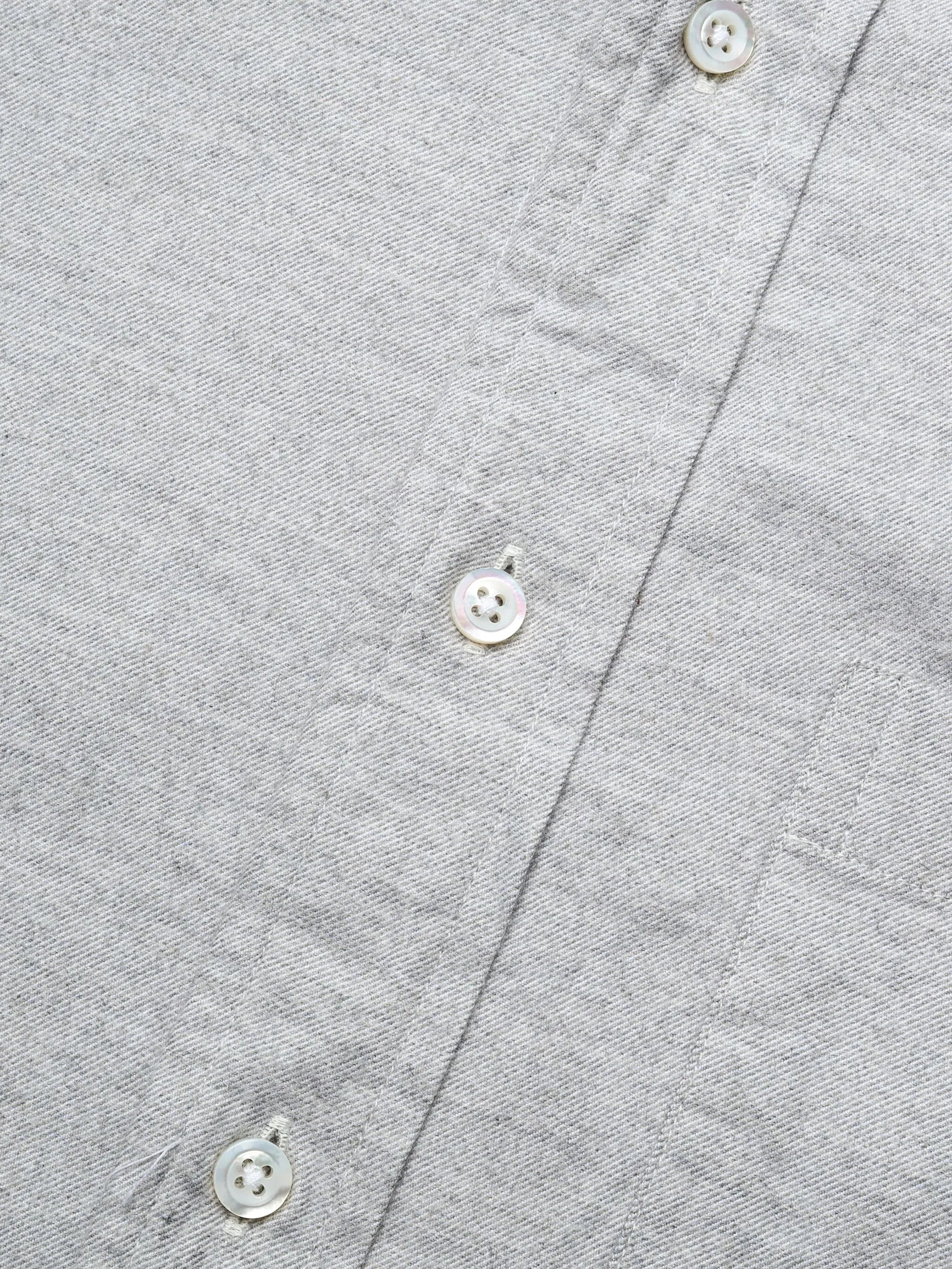 long-sleeve chambray shirt