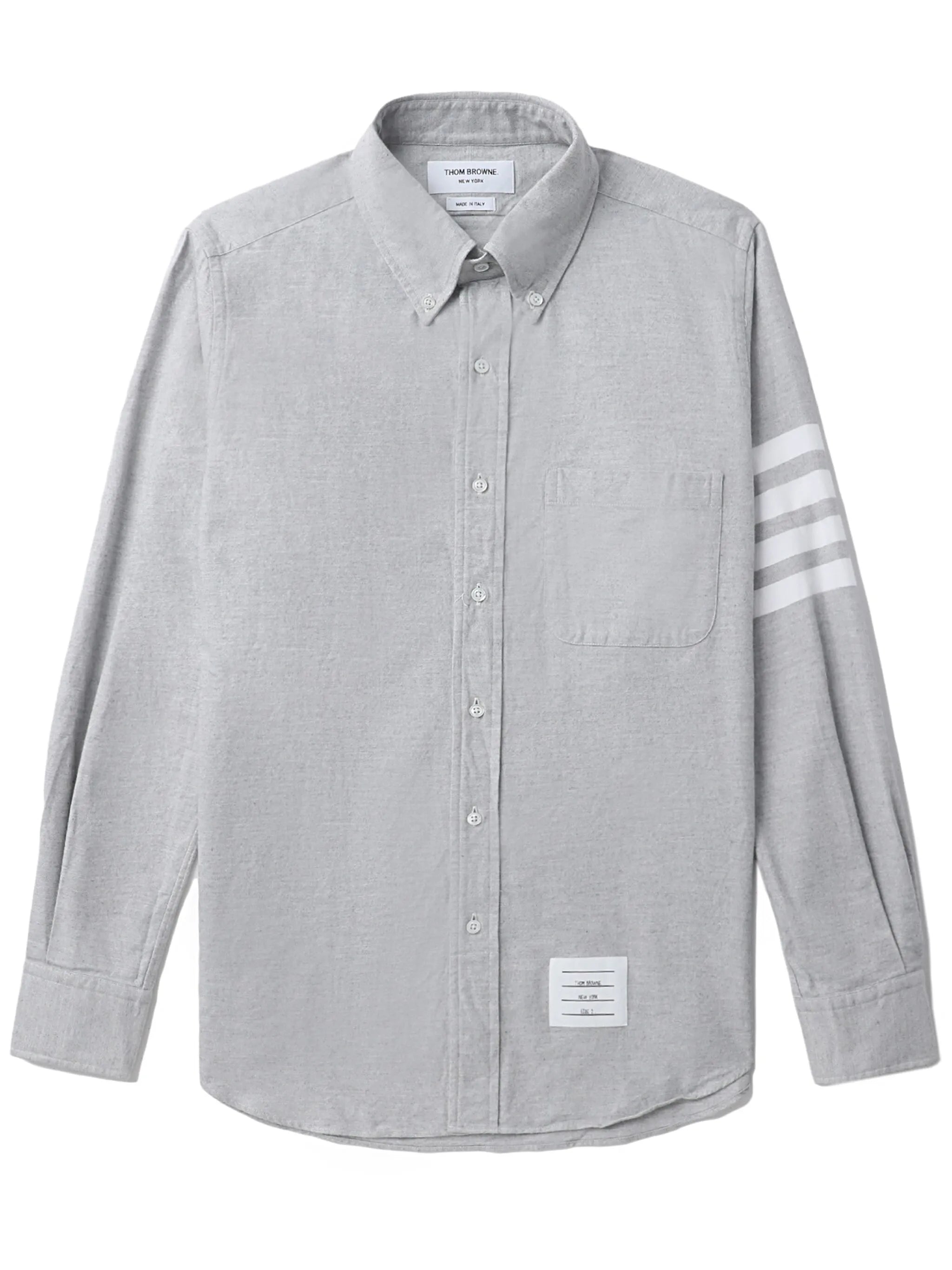long-sleeve chambray shirt