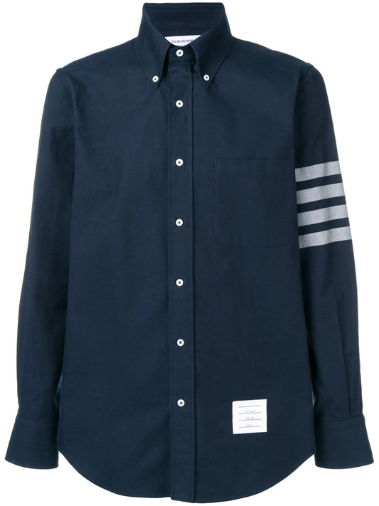 flannel 4-bar long-sleeve shirt