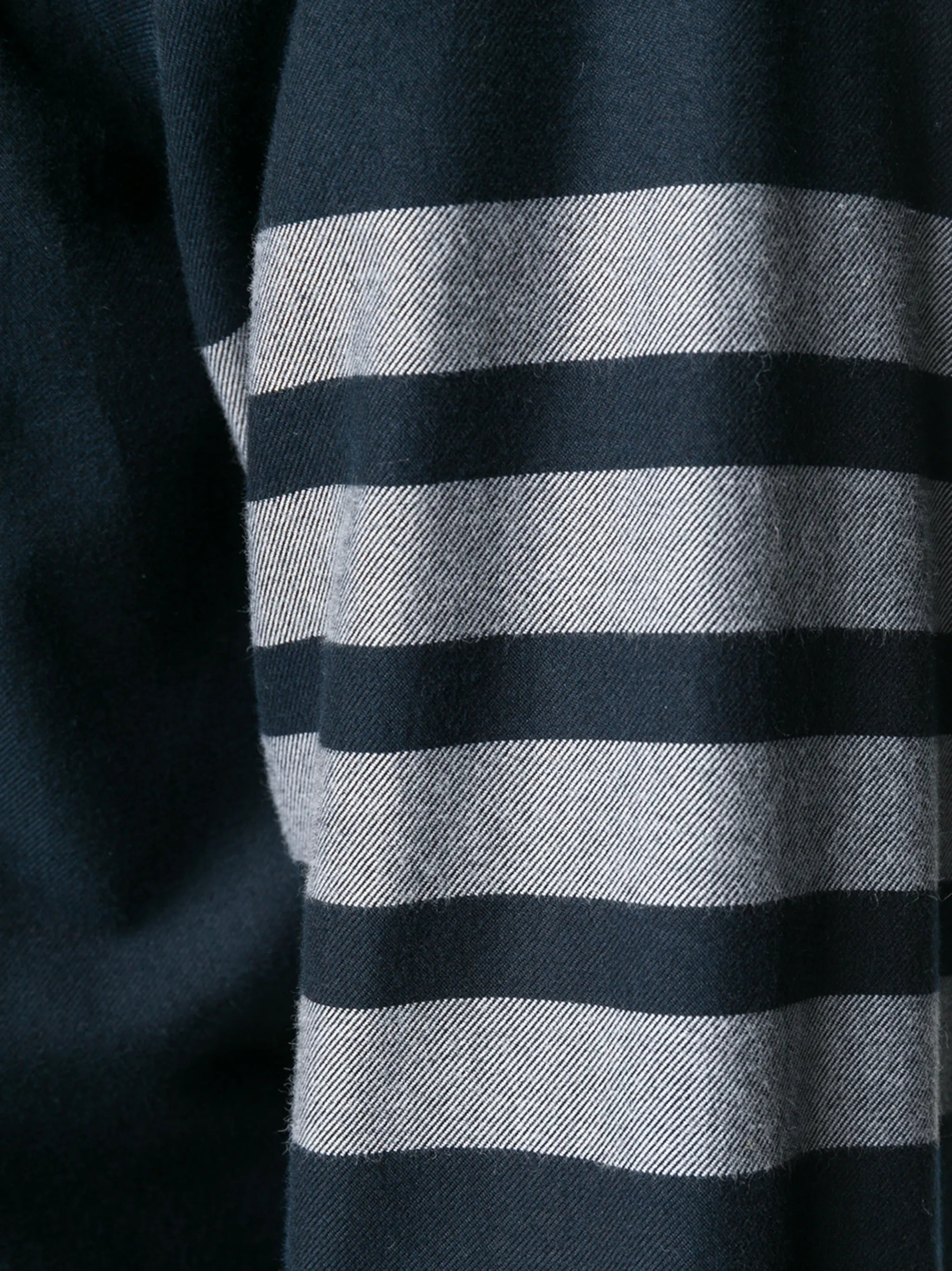 flannel 4-bar long-sleeve shirt