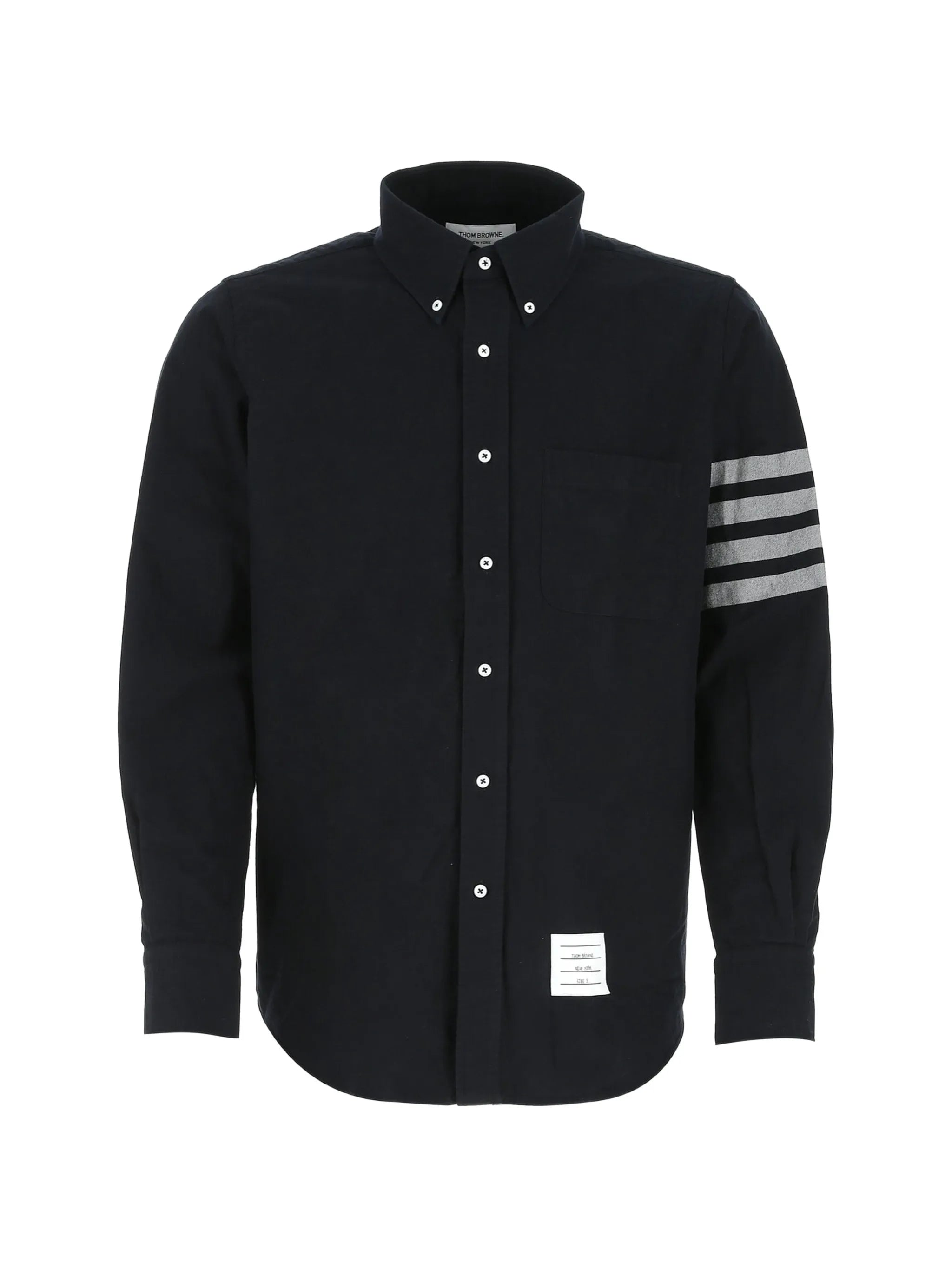 flannel 4-bar long-sleeve shirt