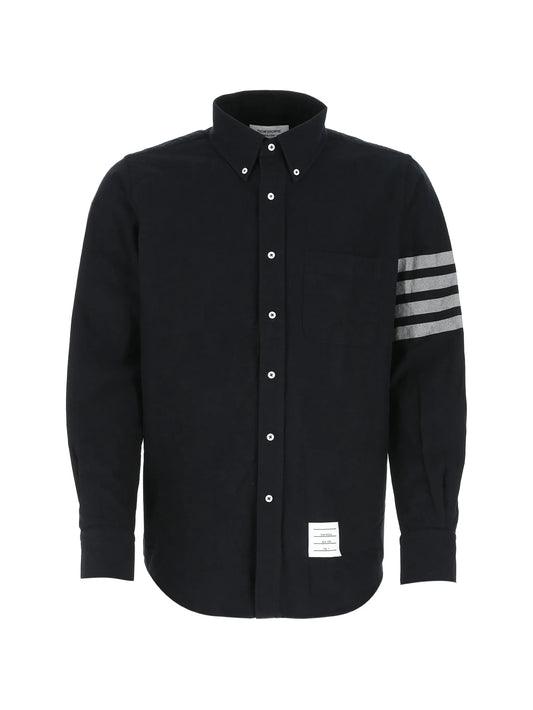 flannel 4-bar long-sleeve shirt