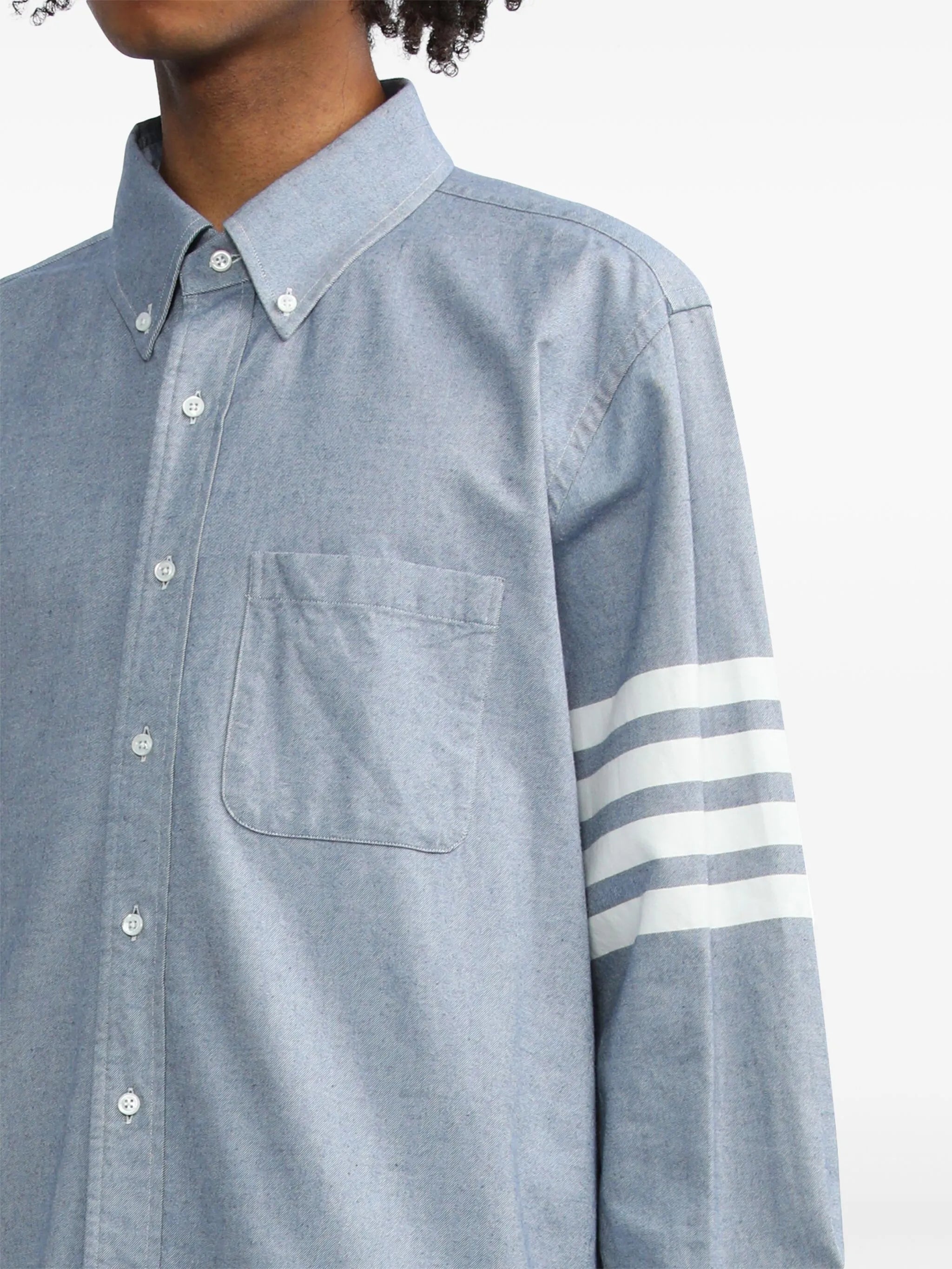 4-Bar button-down shirt
