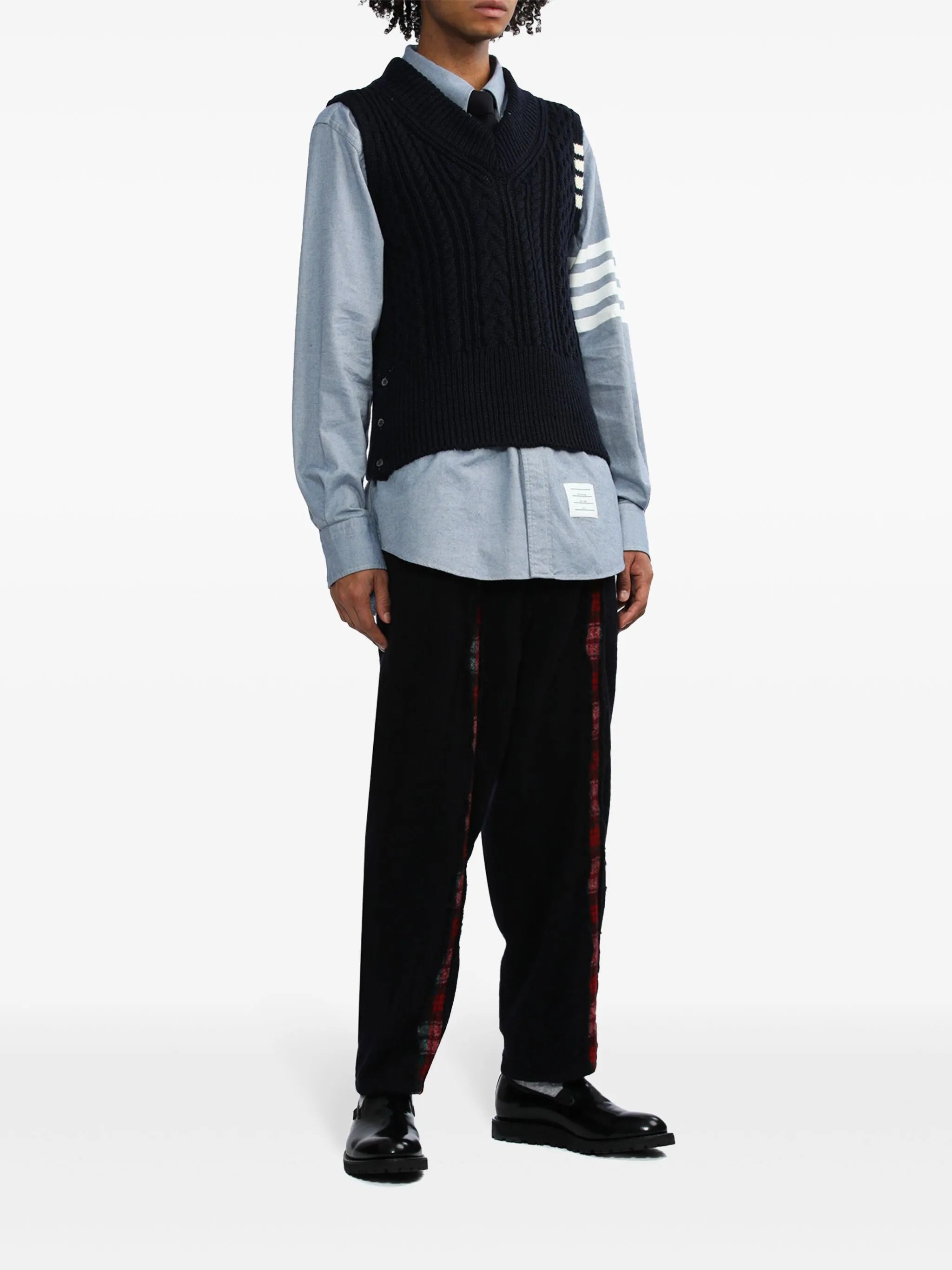 4-Bar button-down shirt