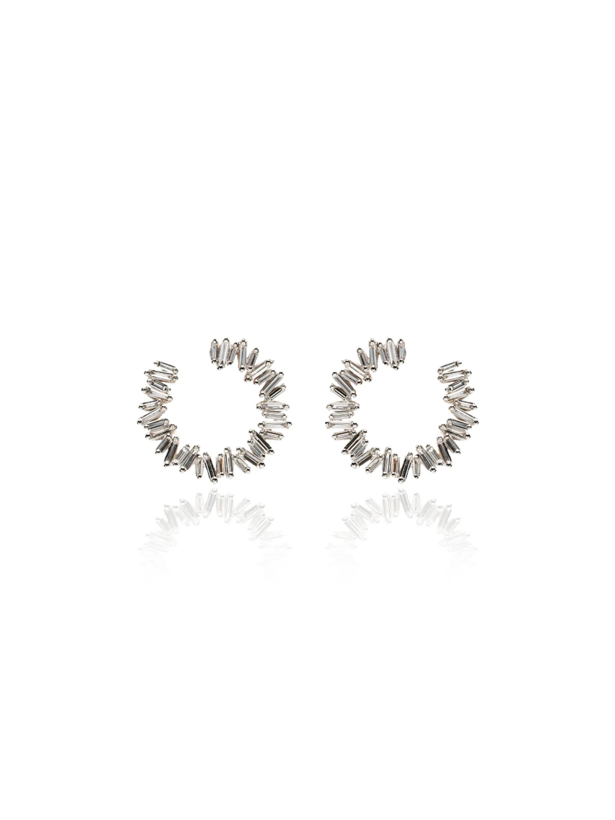 mini spiral earrings