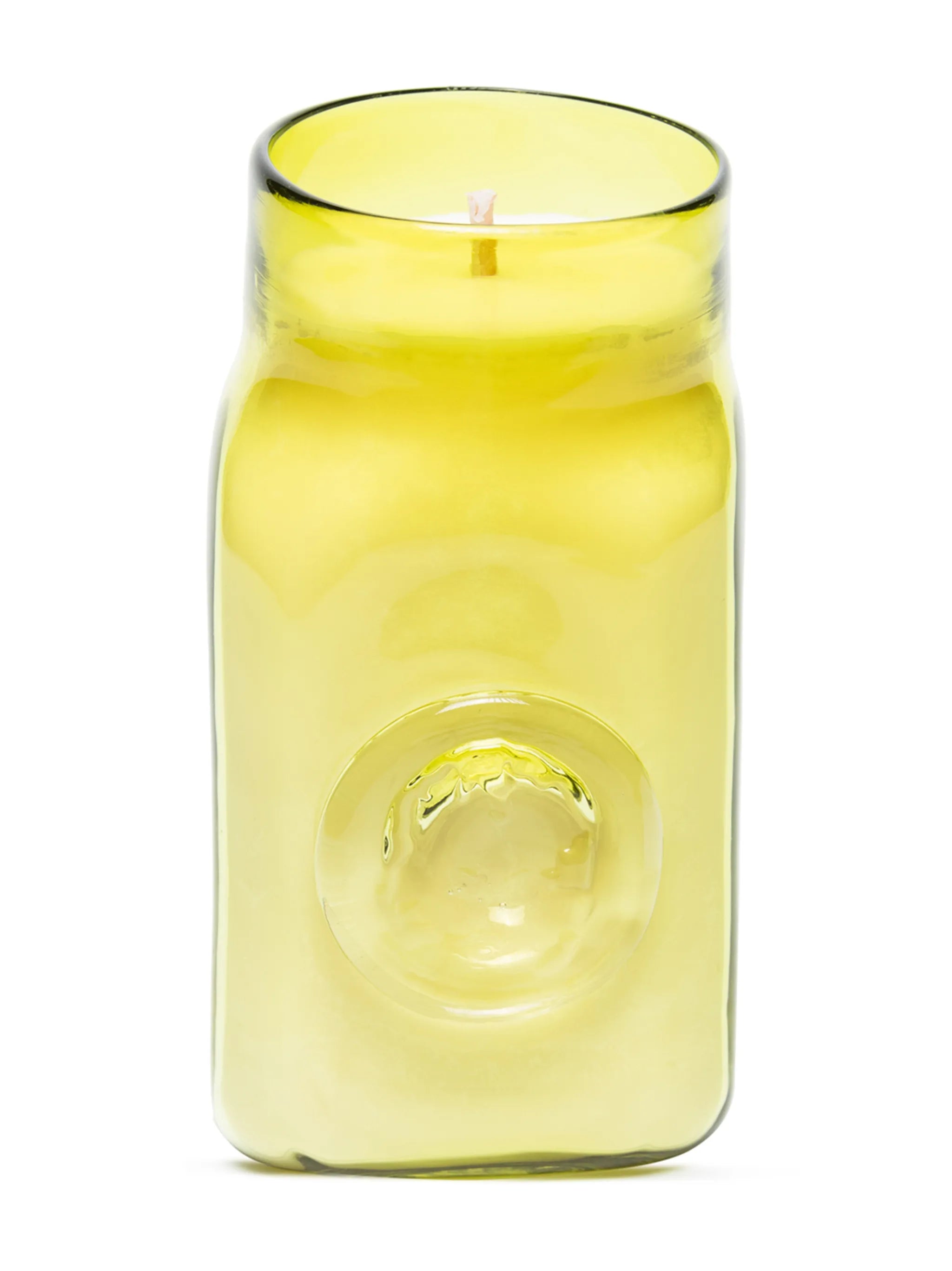 yellow dark bouquet candle