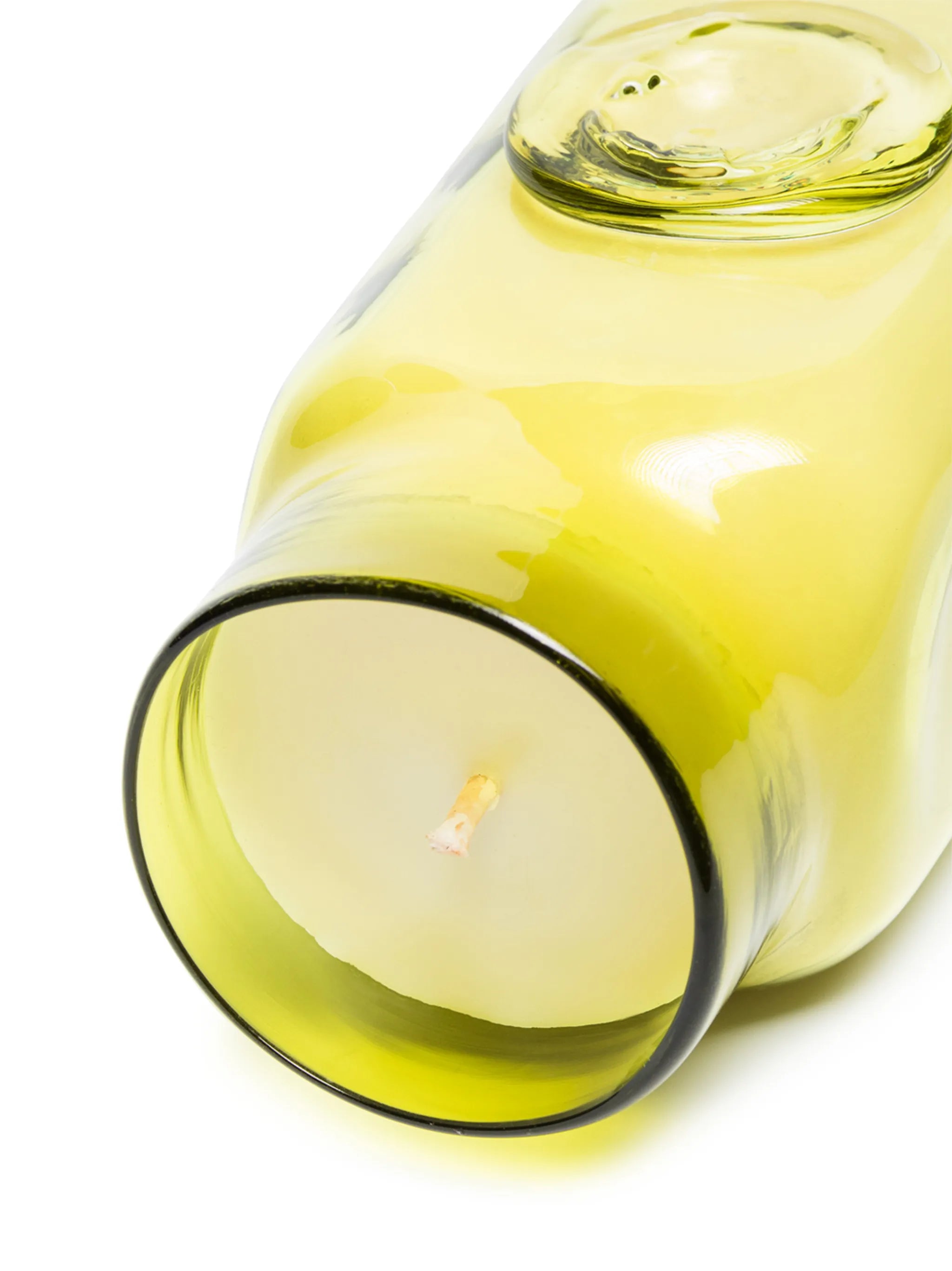 yellow dark bouquet candle
