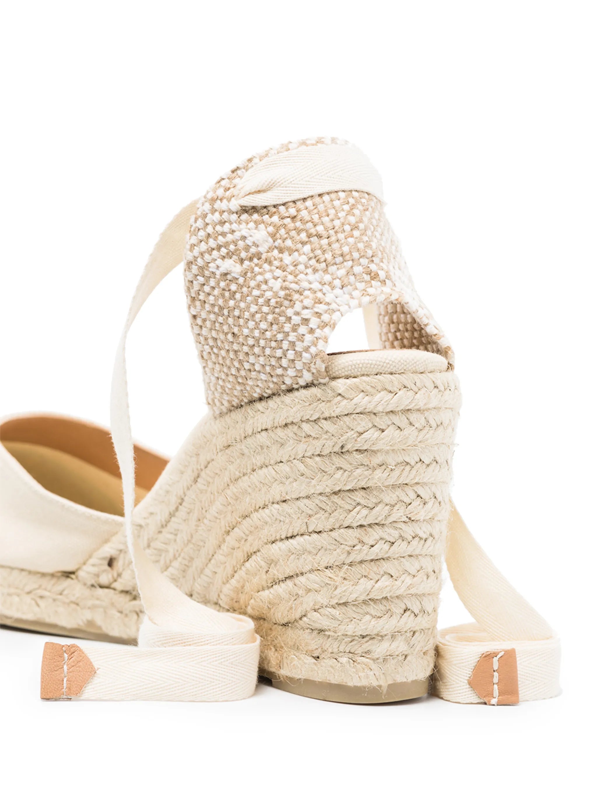 Carina 80 canvas wedge heels