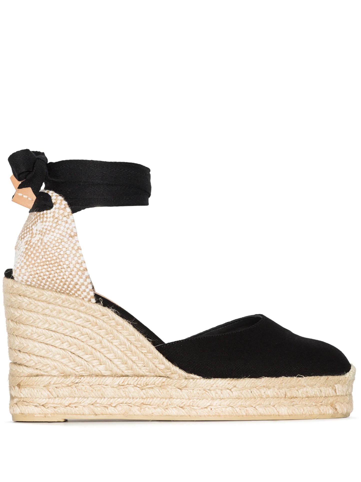 Carina 80mm ankle-tie espadrilles