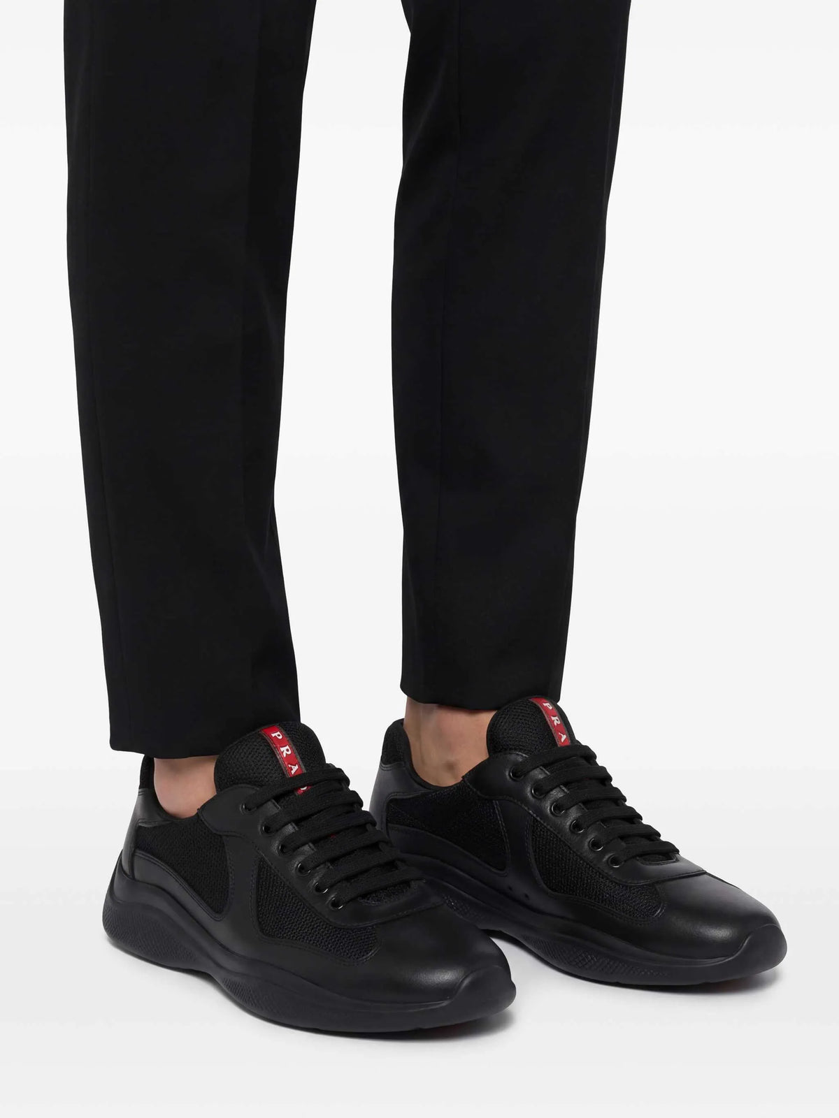 America's Cup leather-panelled sneakers
