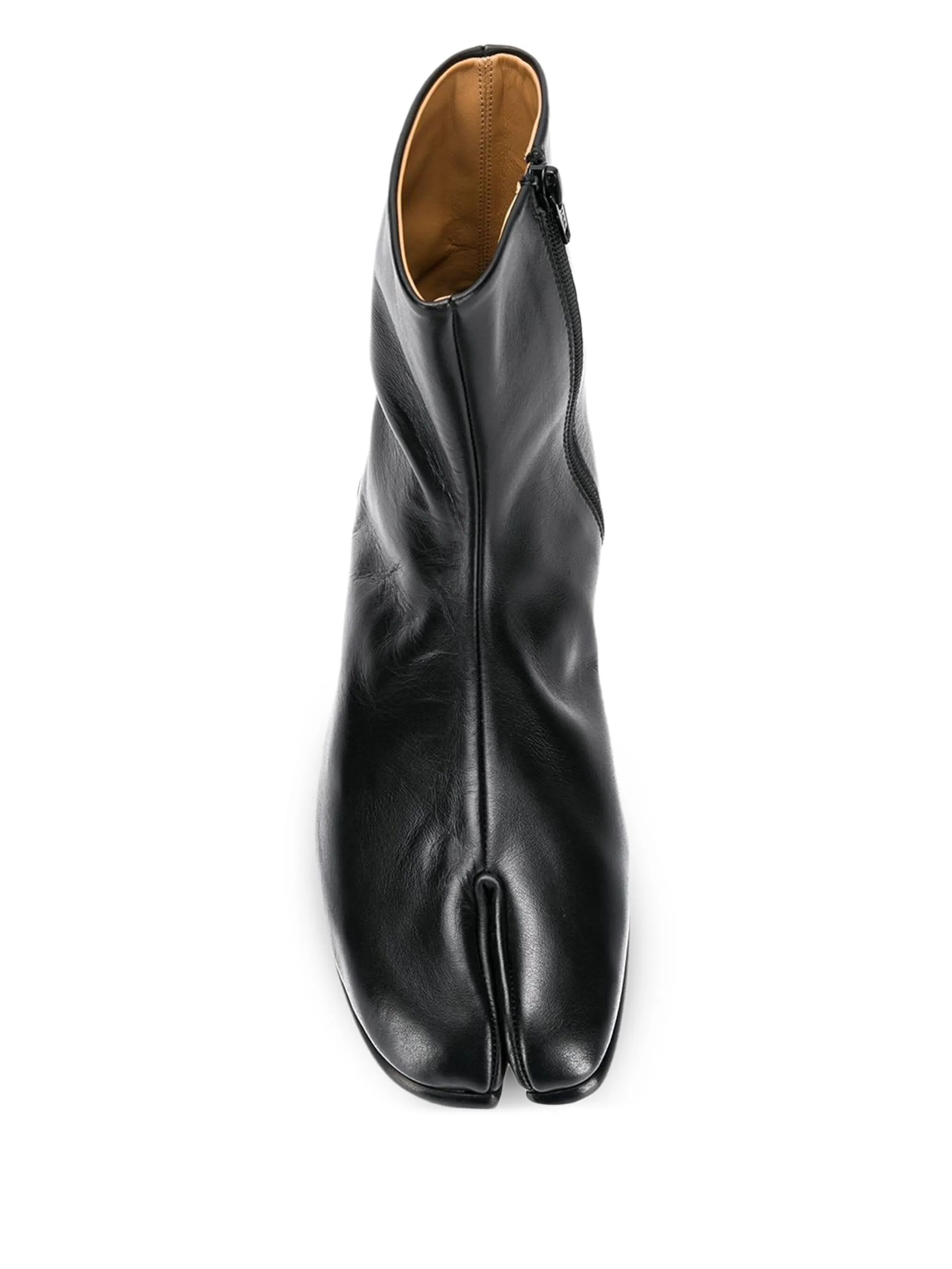 Tabi leather ankle boots