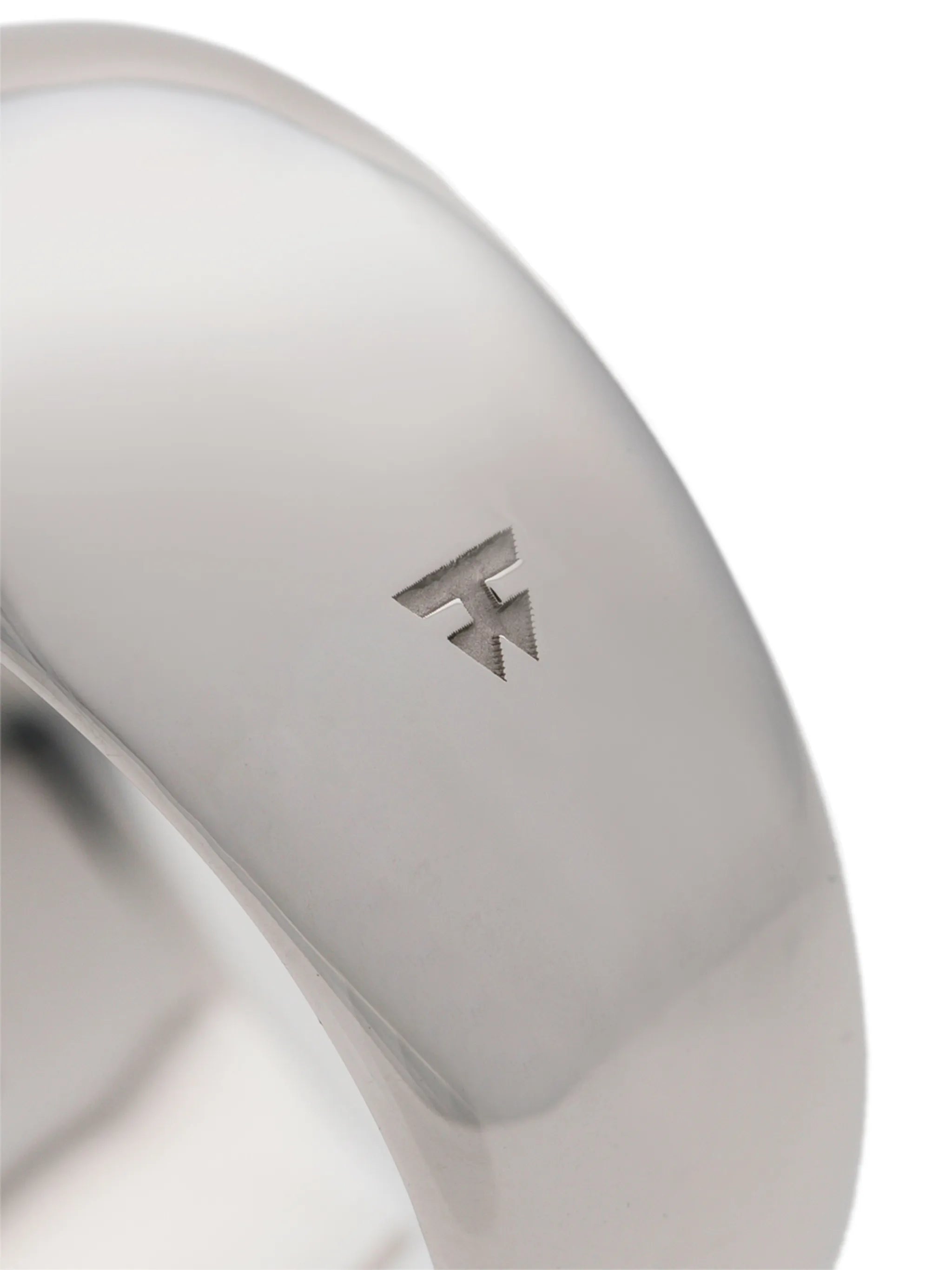 silver Ice band ring