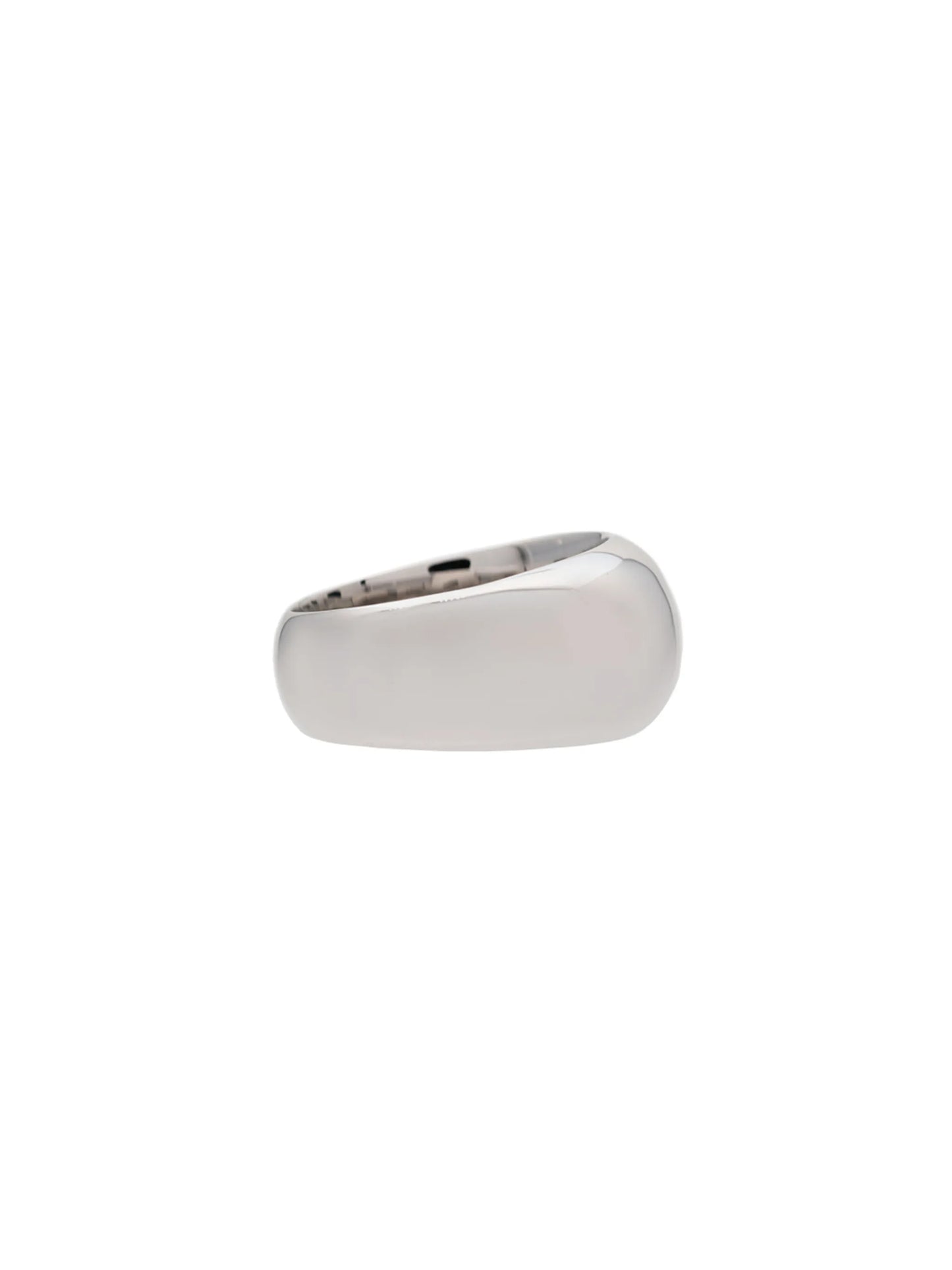 silver Ice band ring