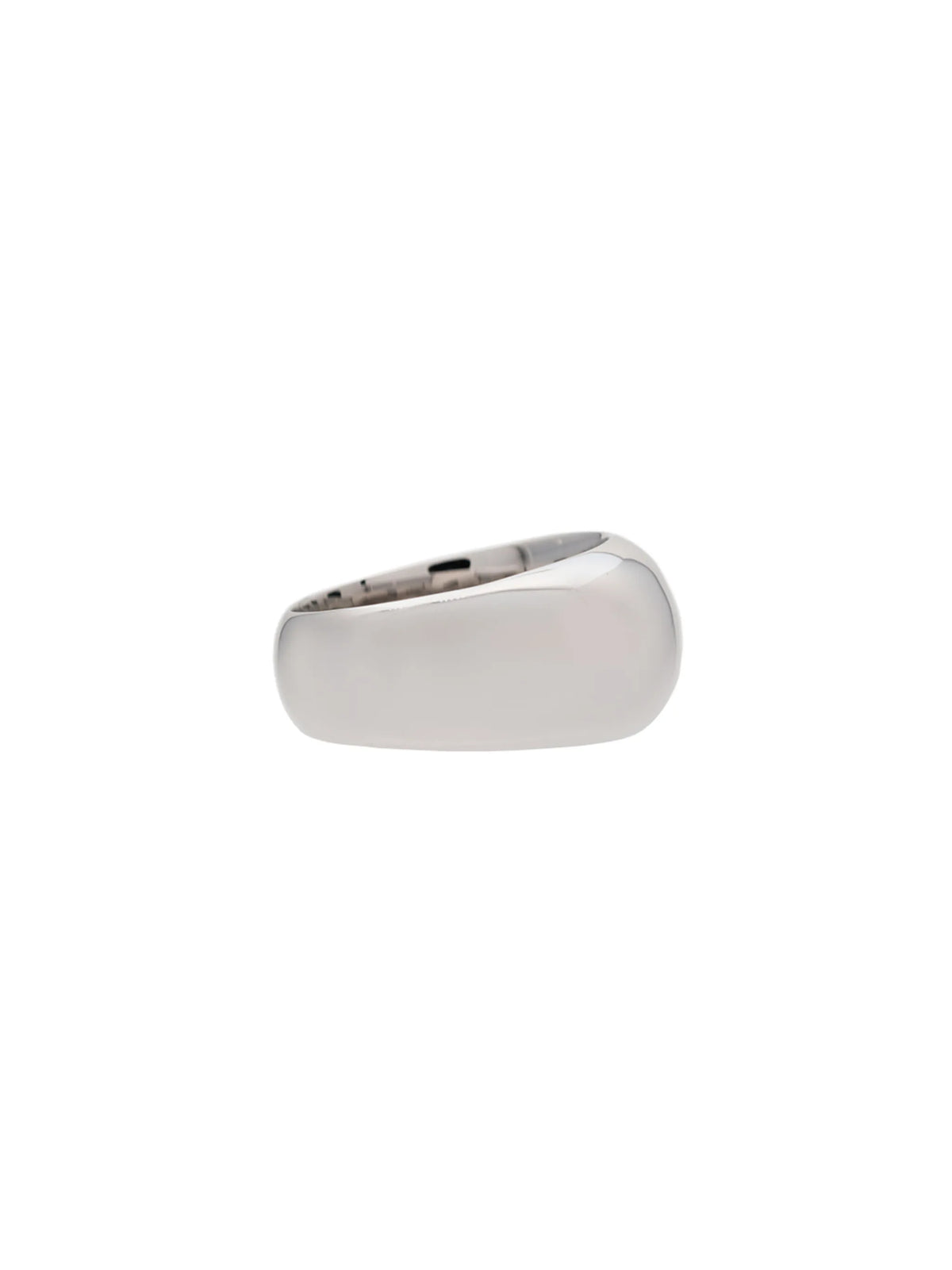 silver Ice band ring