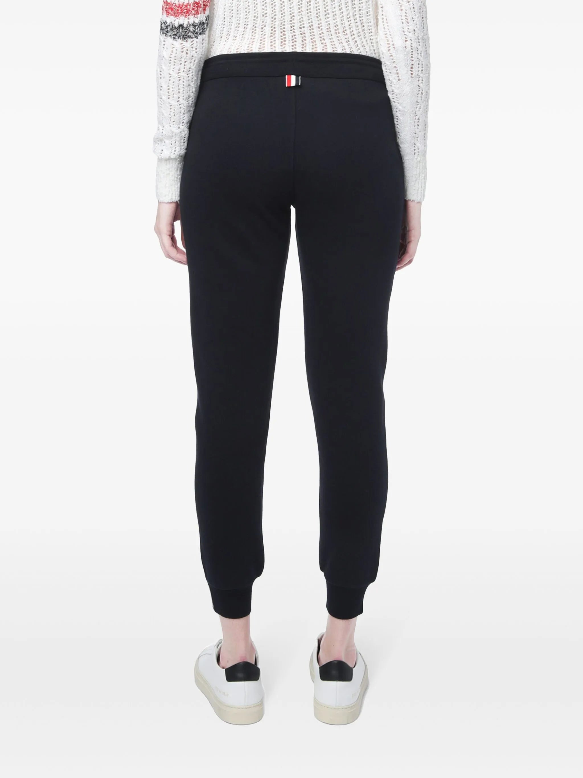 loopback stripe track pants