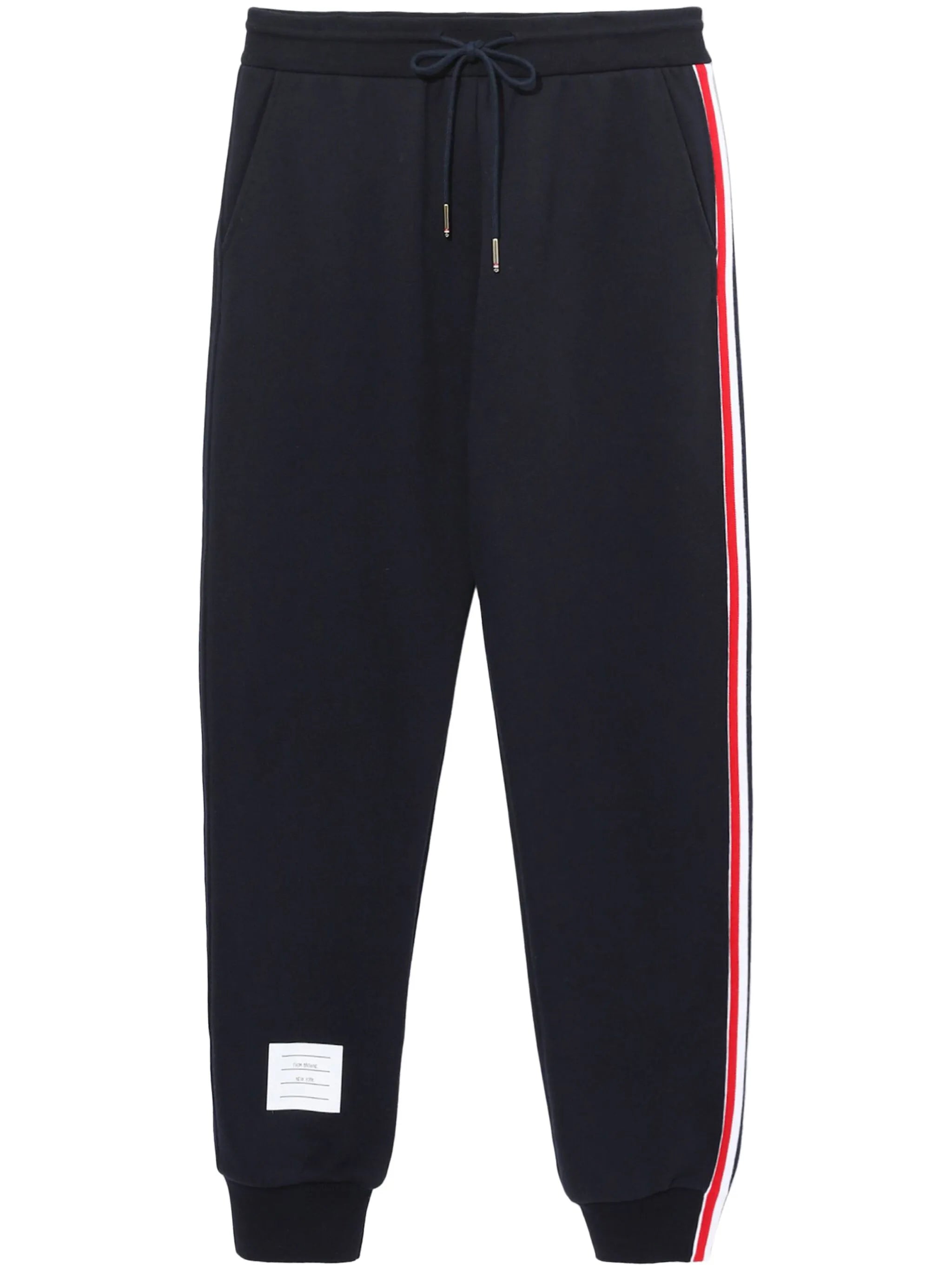 loopback stripe track pants