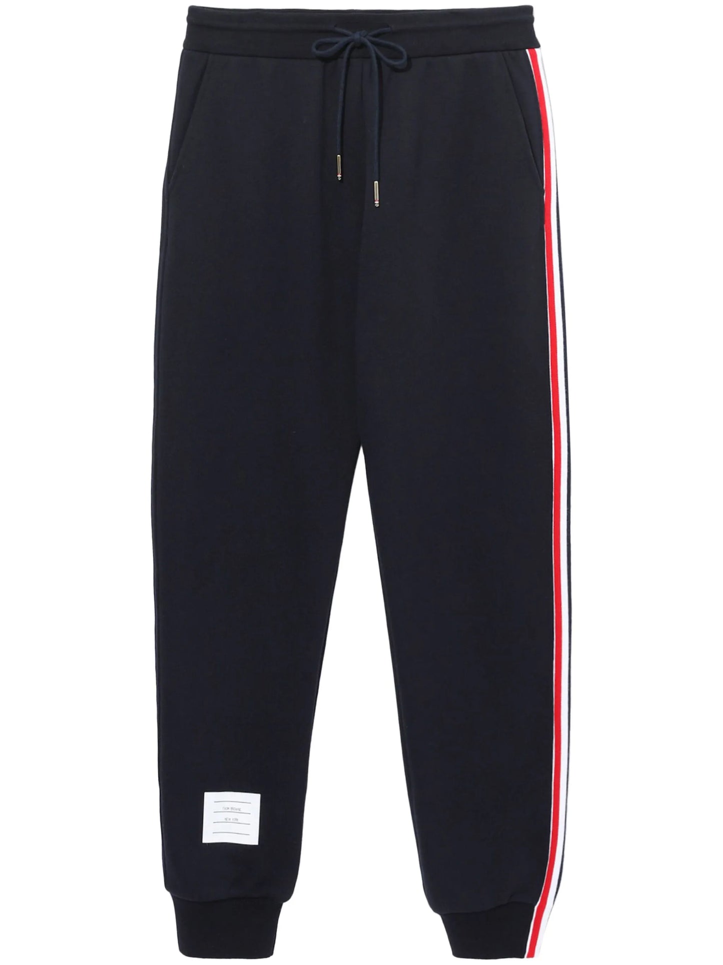 loopback stripe track pants
