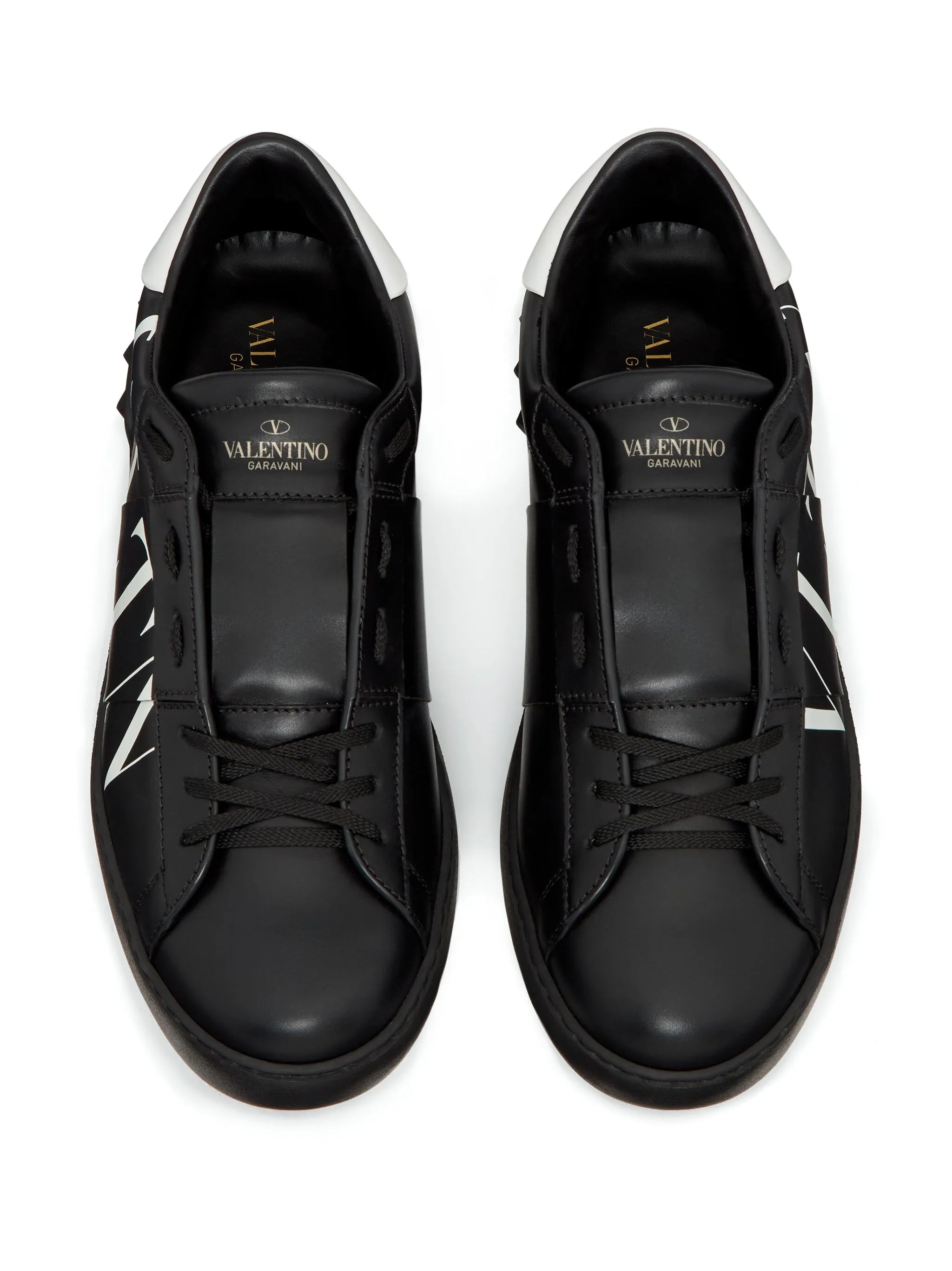 Open VLTN-print sneakers