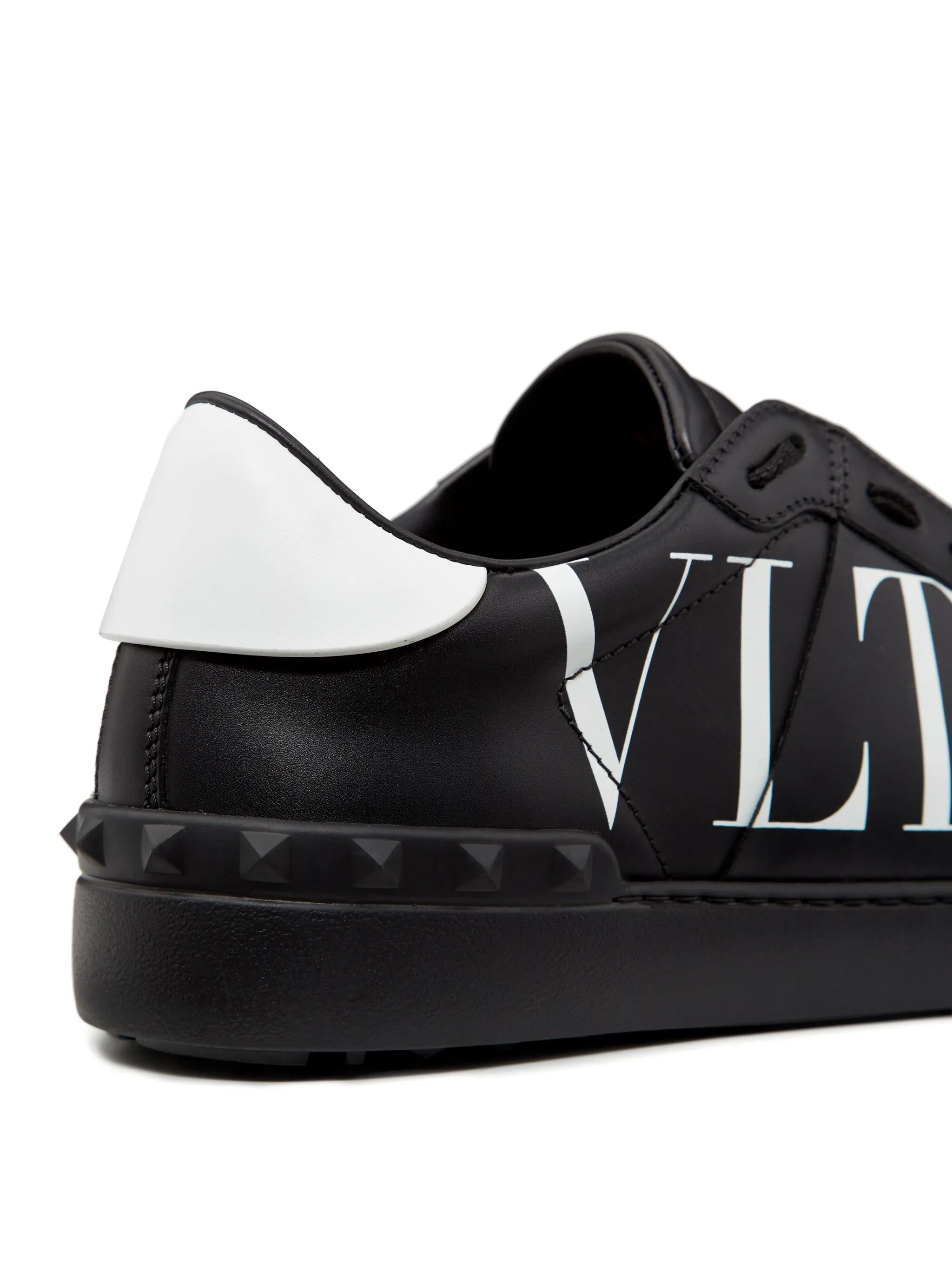 Open VLTN-print sneakers
