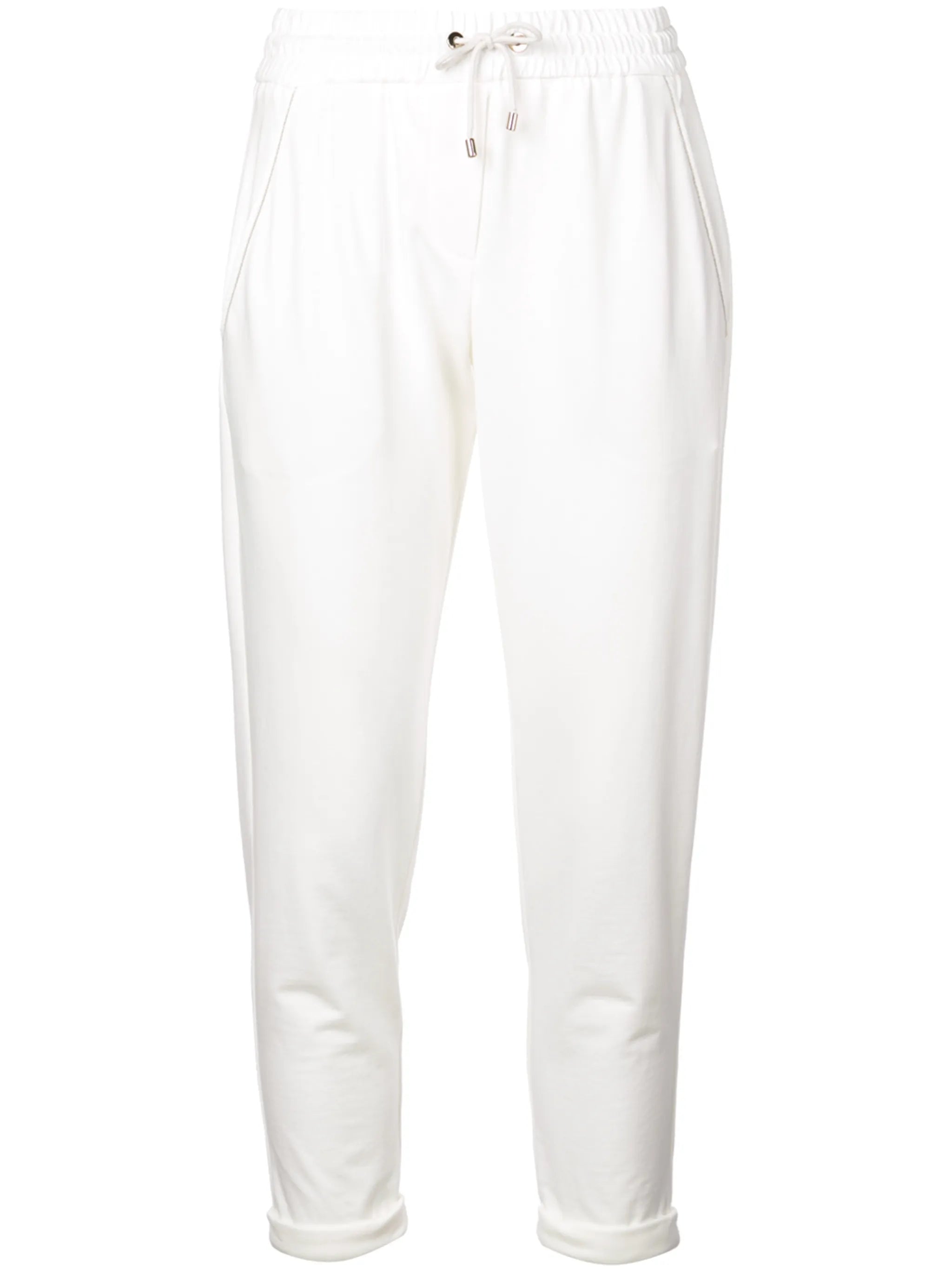 drawstring-waistband track pants