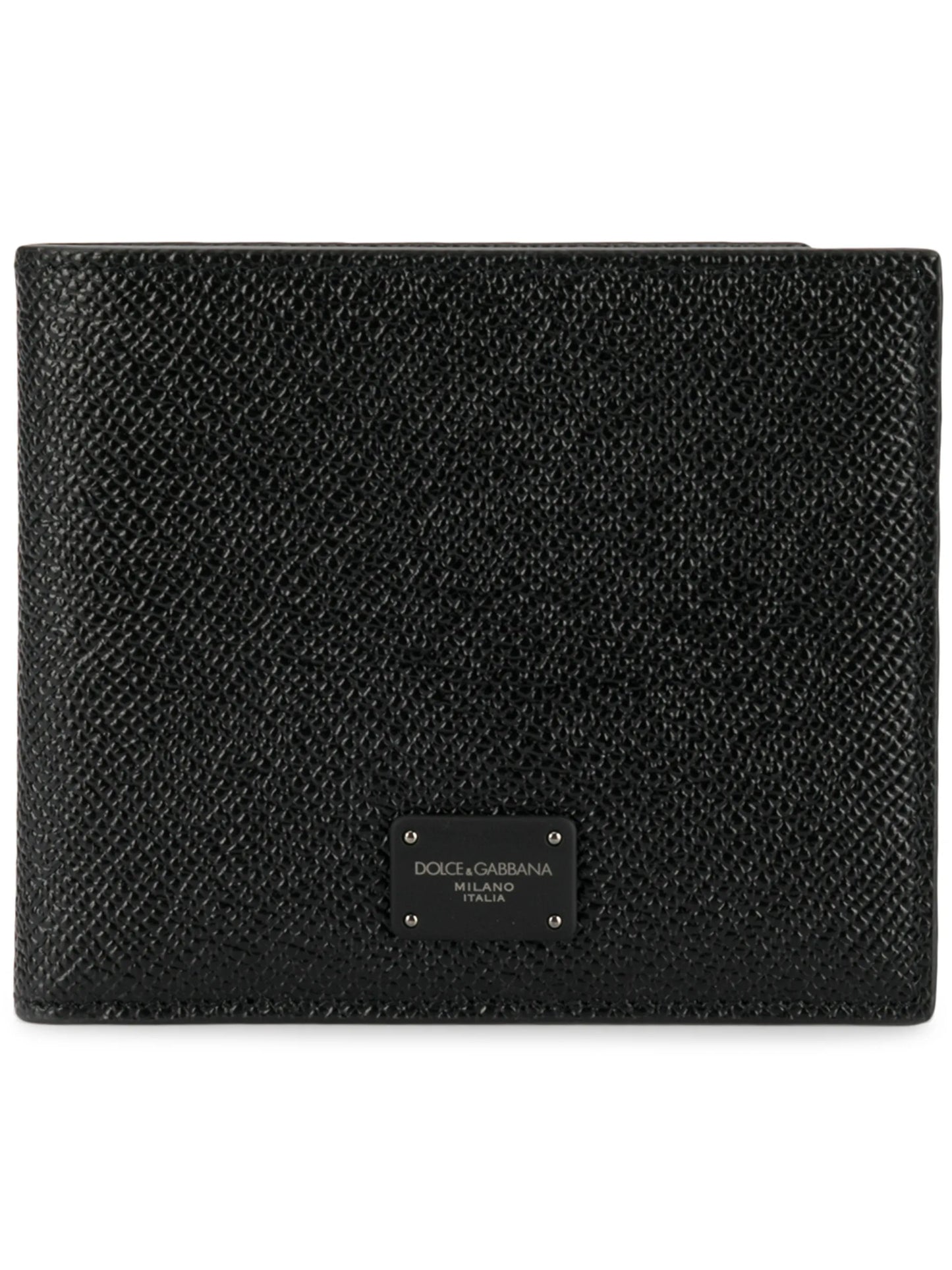 logo-tag leather bifold wallet