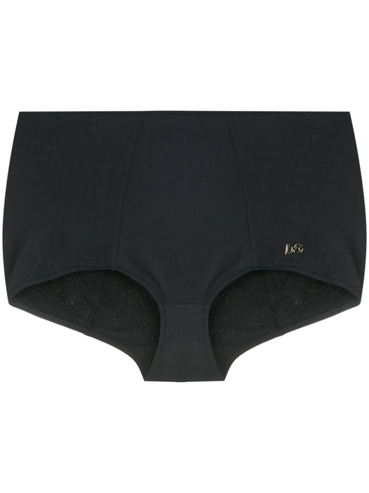 high-waisted culotte bikini bottoms