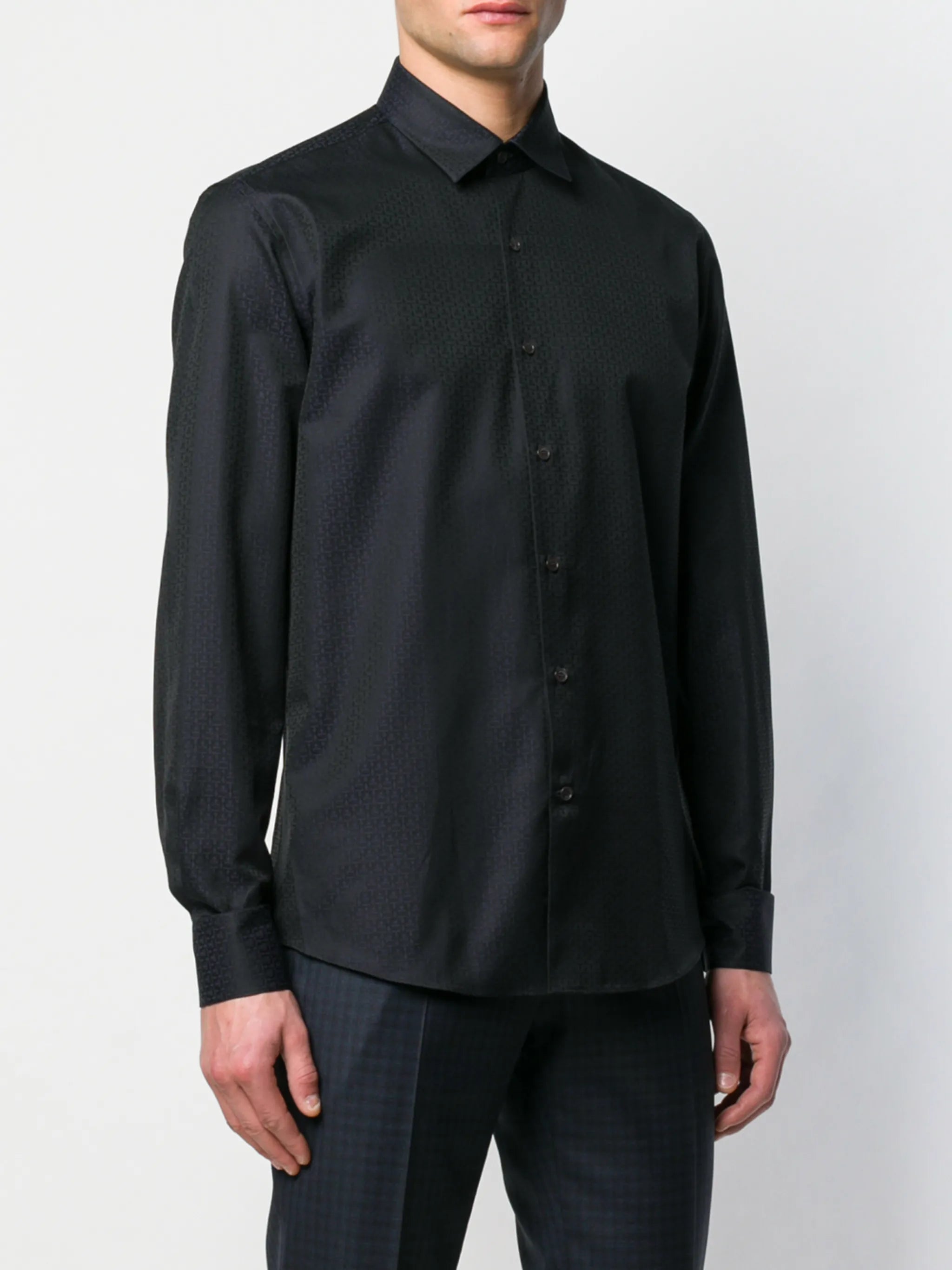 Gancini printed shirt