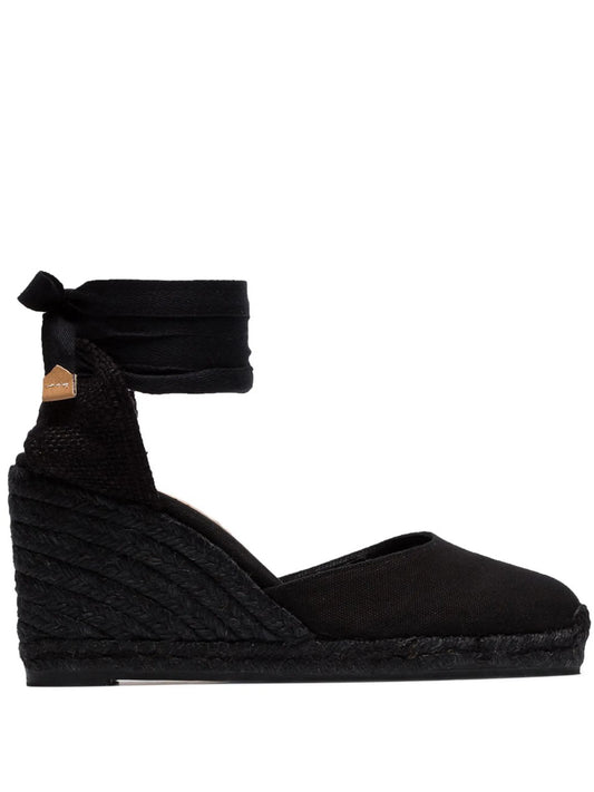 Carina 80 ankle-tie wedge sandals