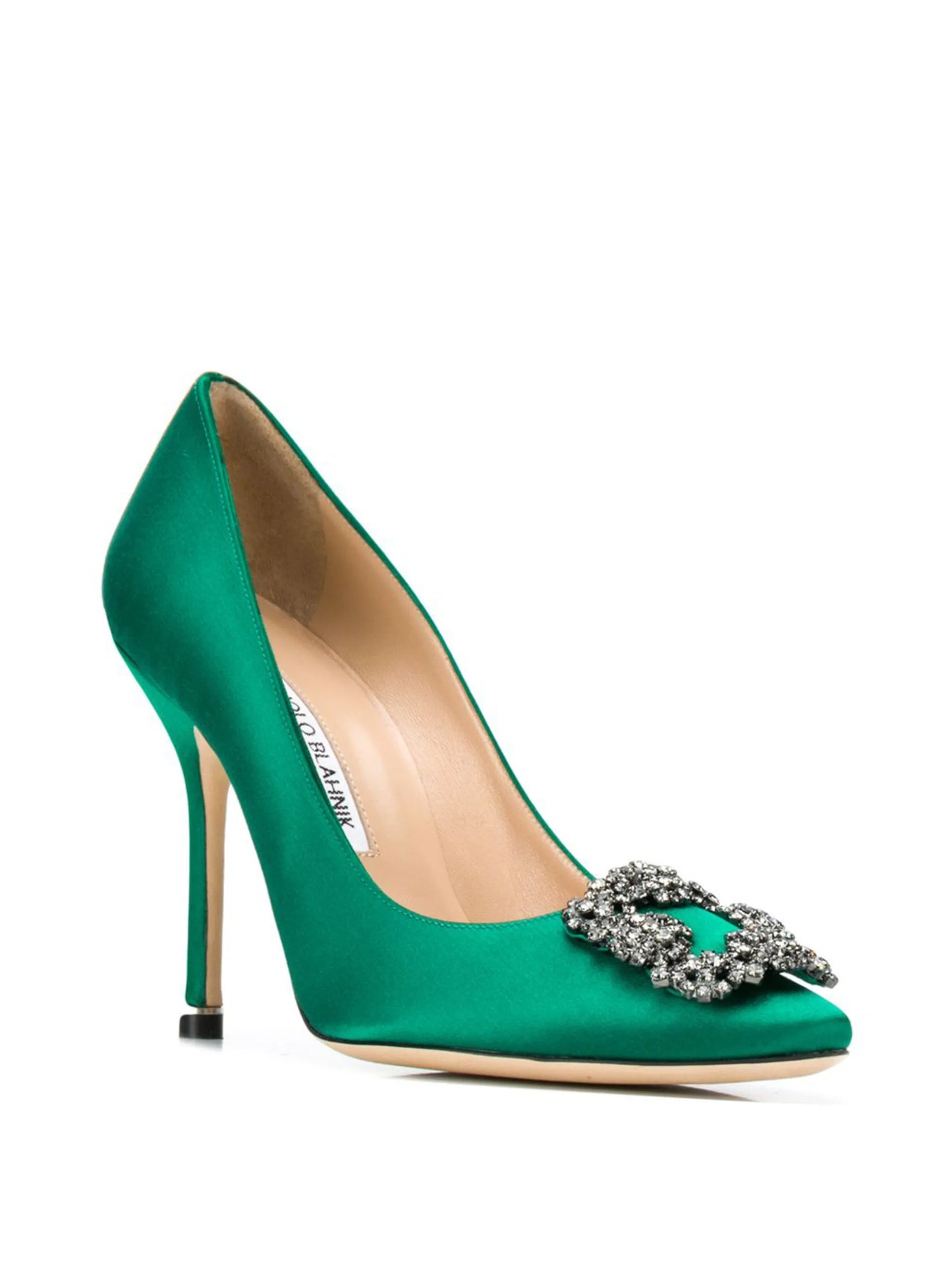 105mm Hangisi satin pumps