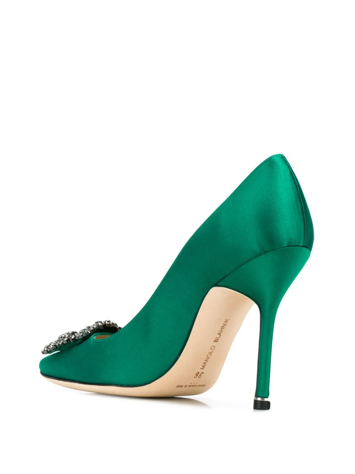 105mm Hangisi satin pumps