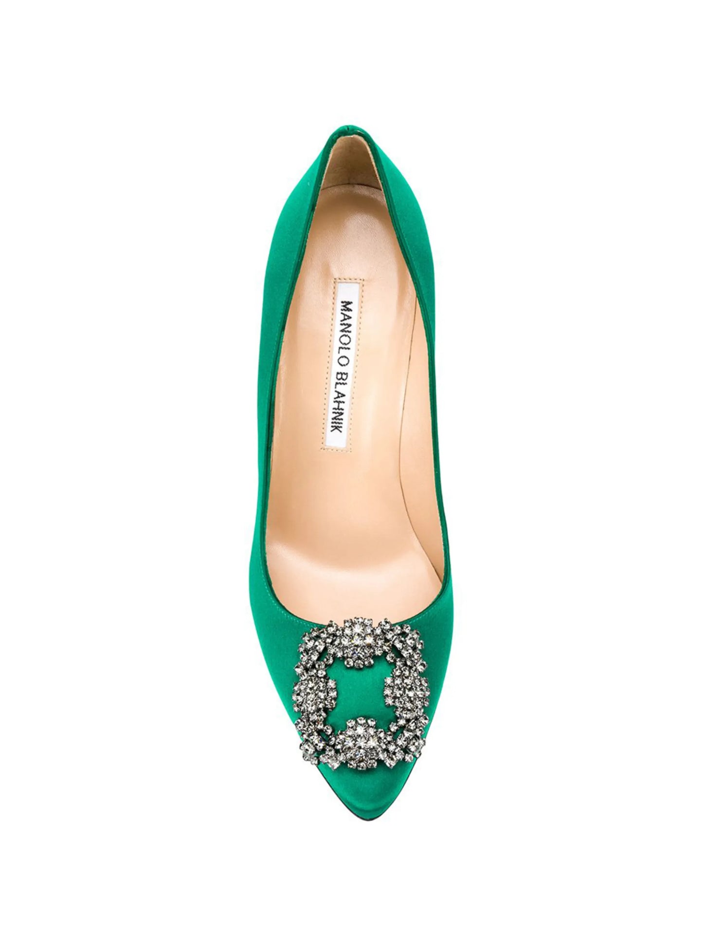 105mm Hangisi satin pumps