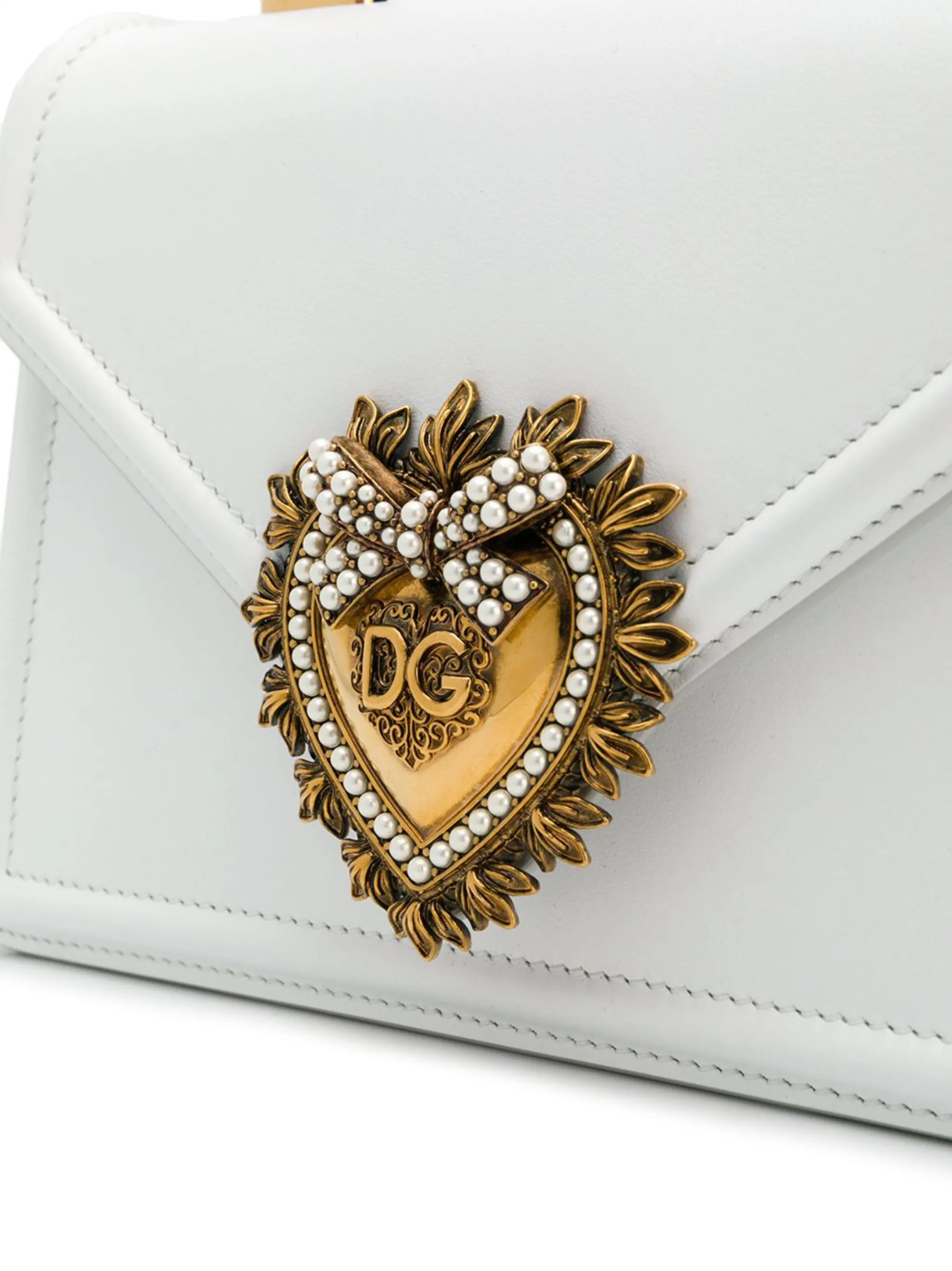 small Devotion heart-plaque shoulder bag