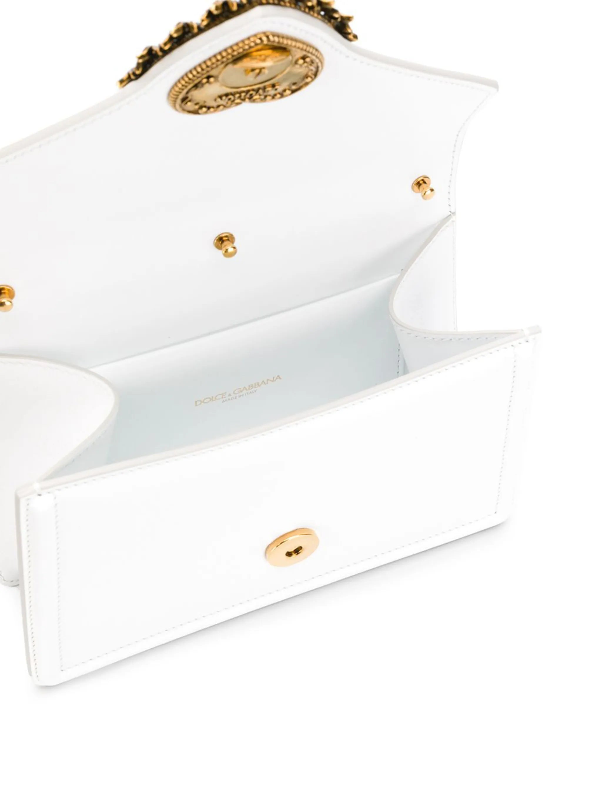 small Devotion heart-plaque shoulder bag