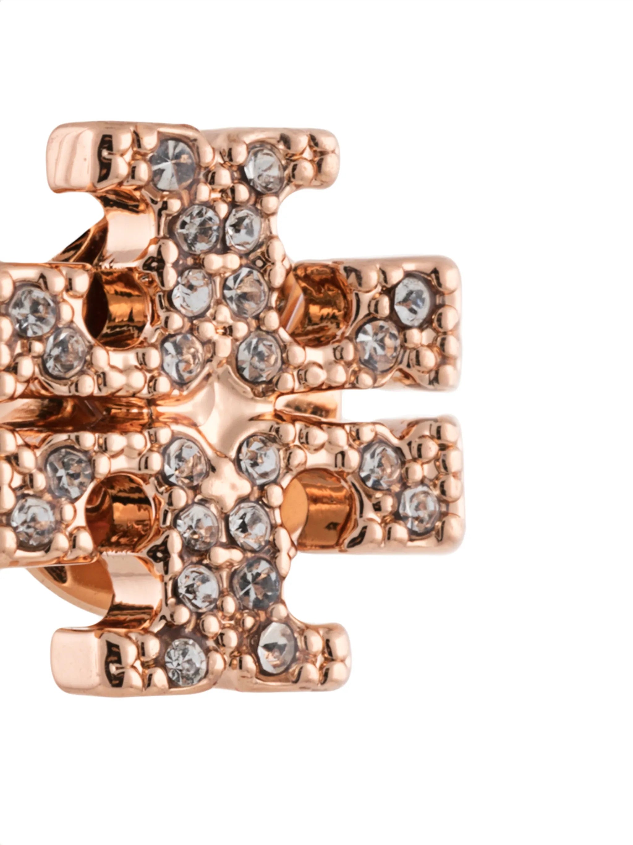 Kira pavé stud earrings