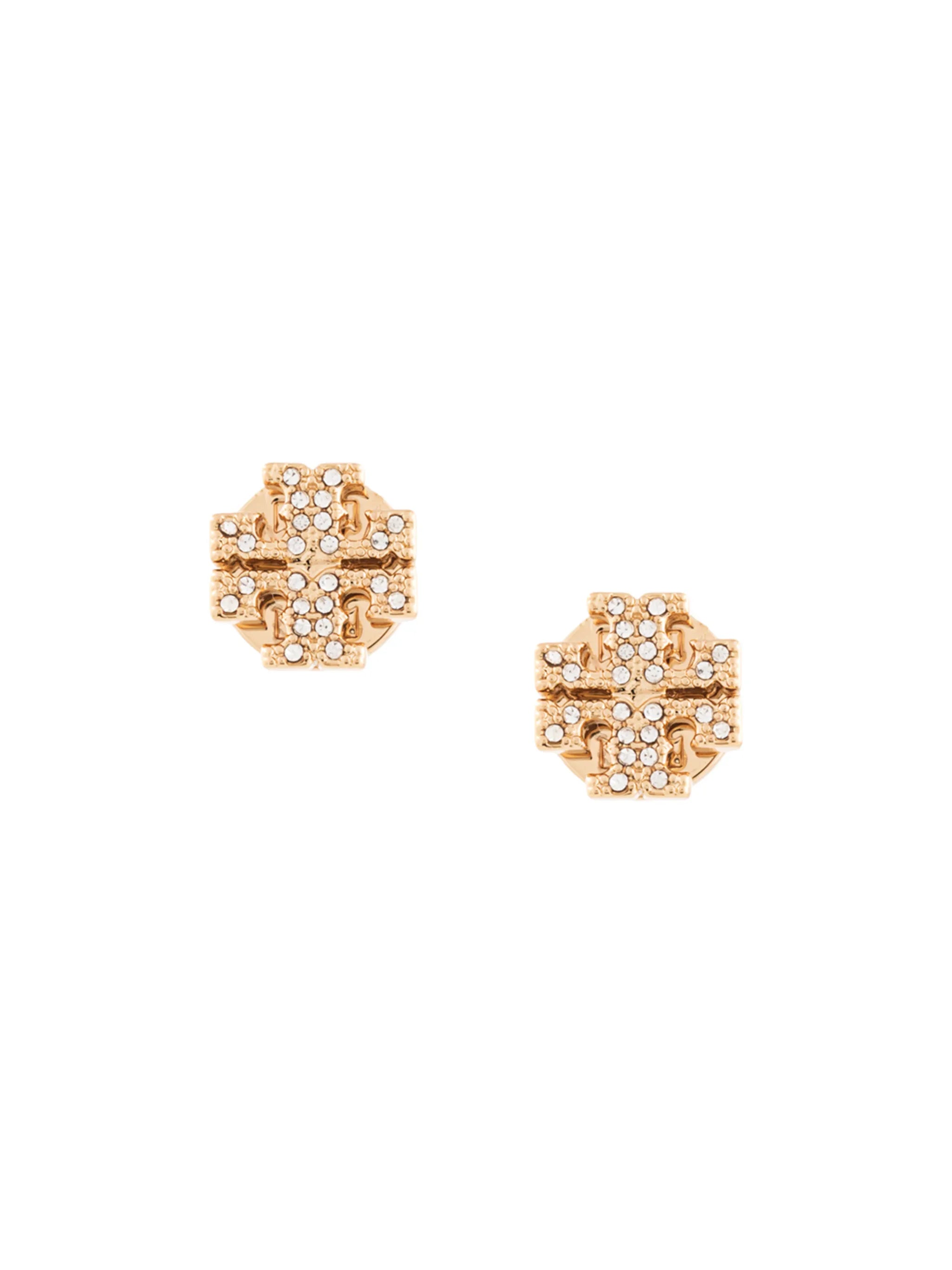 Kira pavé stud earrings