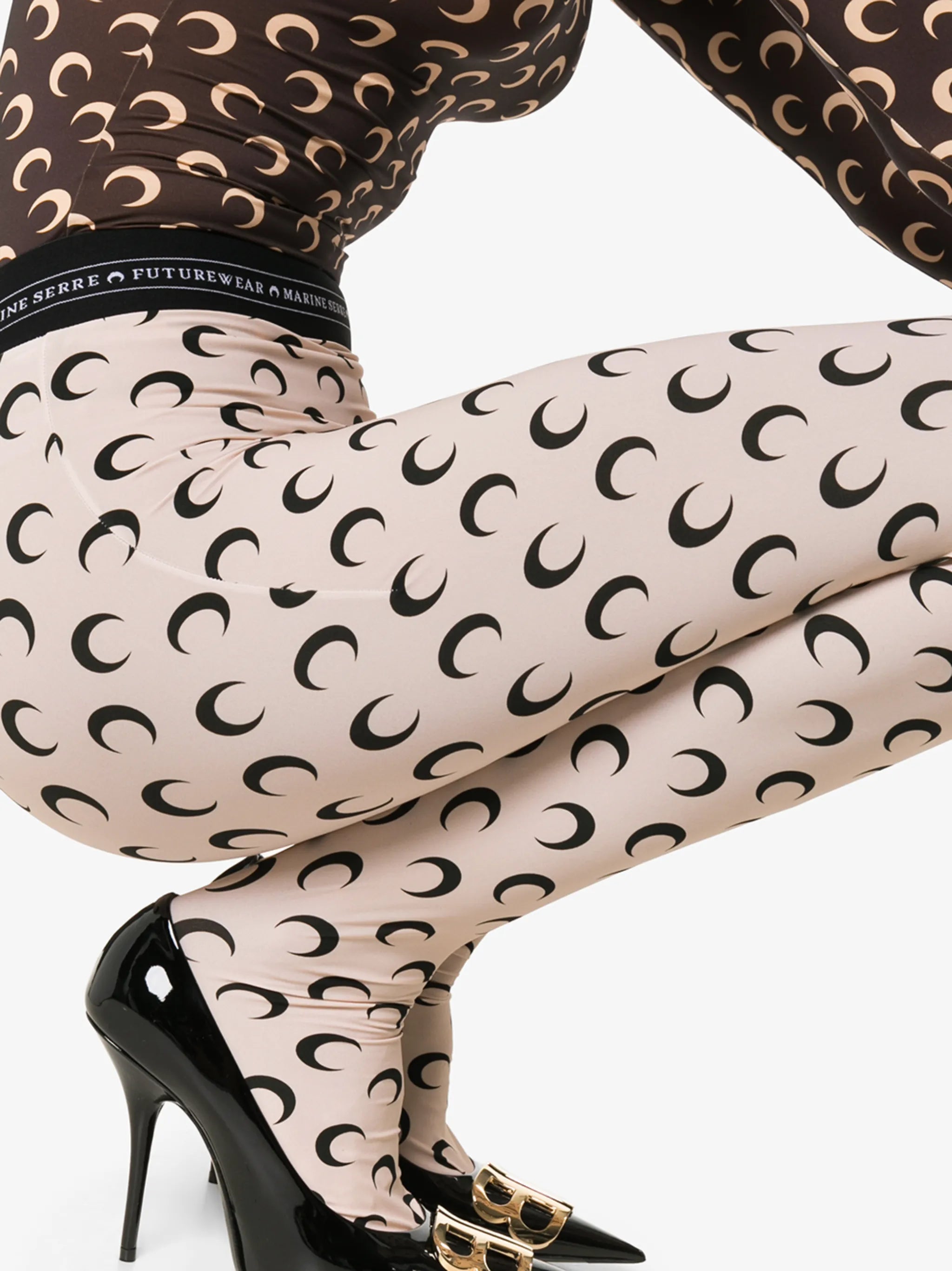 Moon print leggings