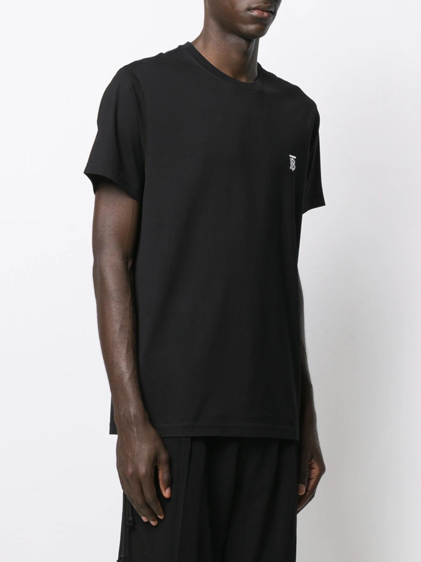 logo-embroidered T-shirt