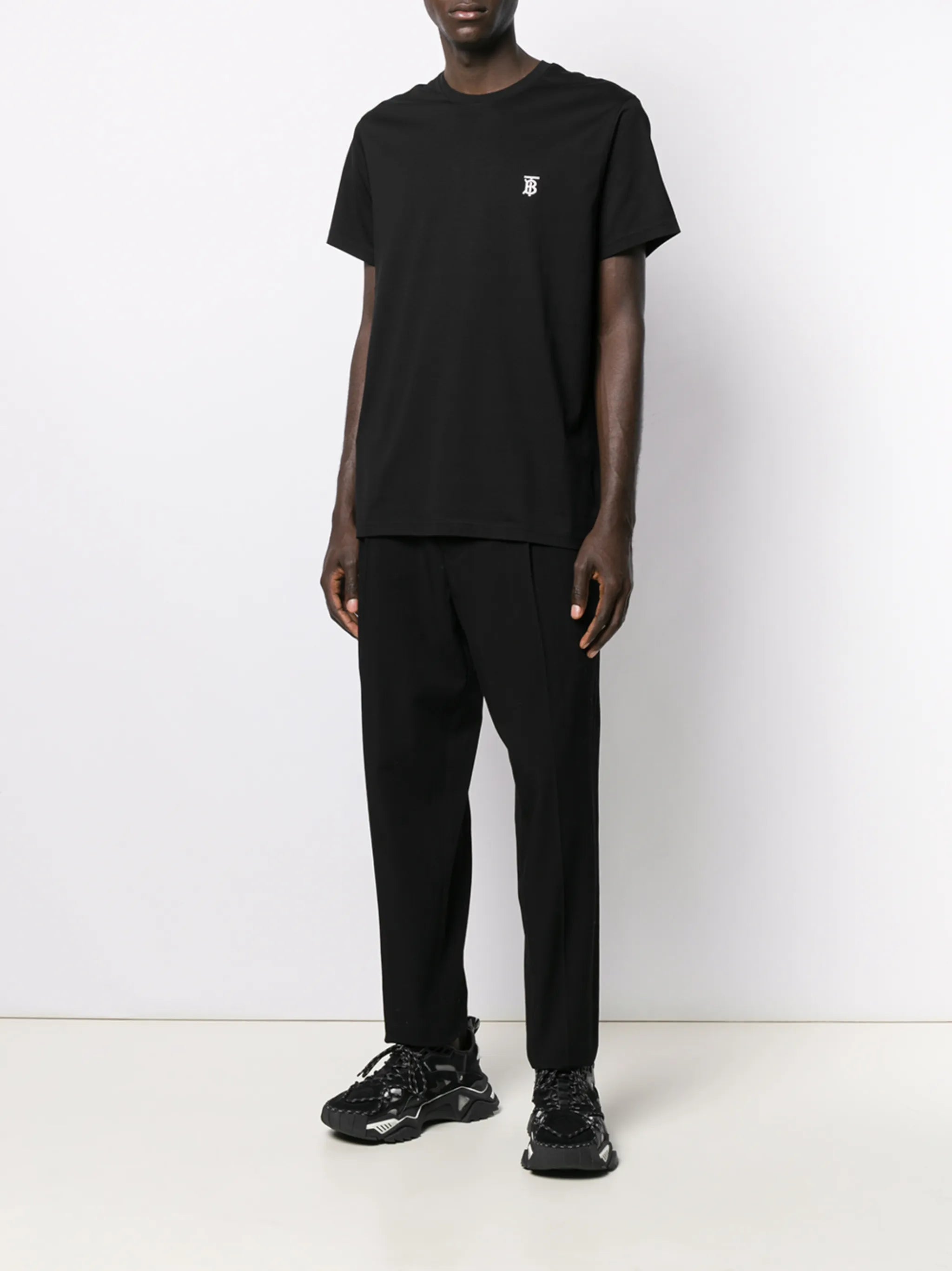 logo-embroidered T-shirt