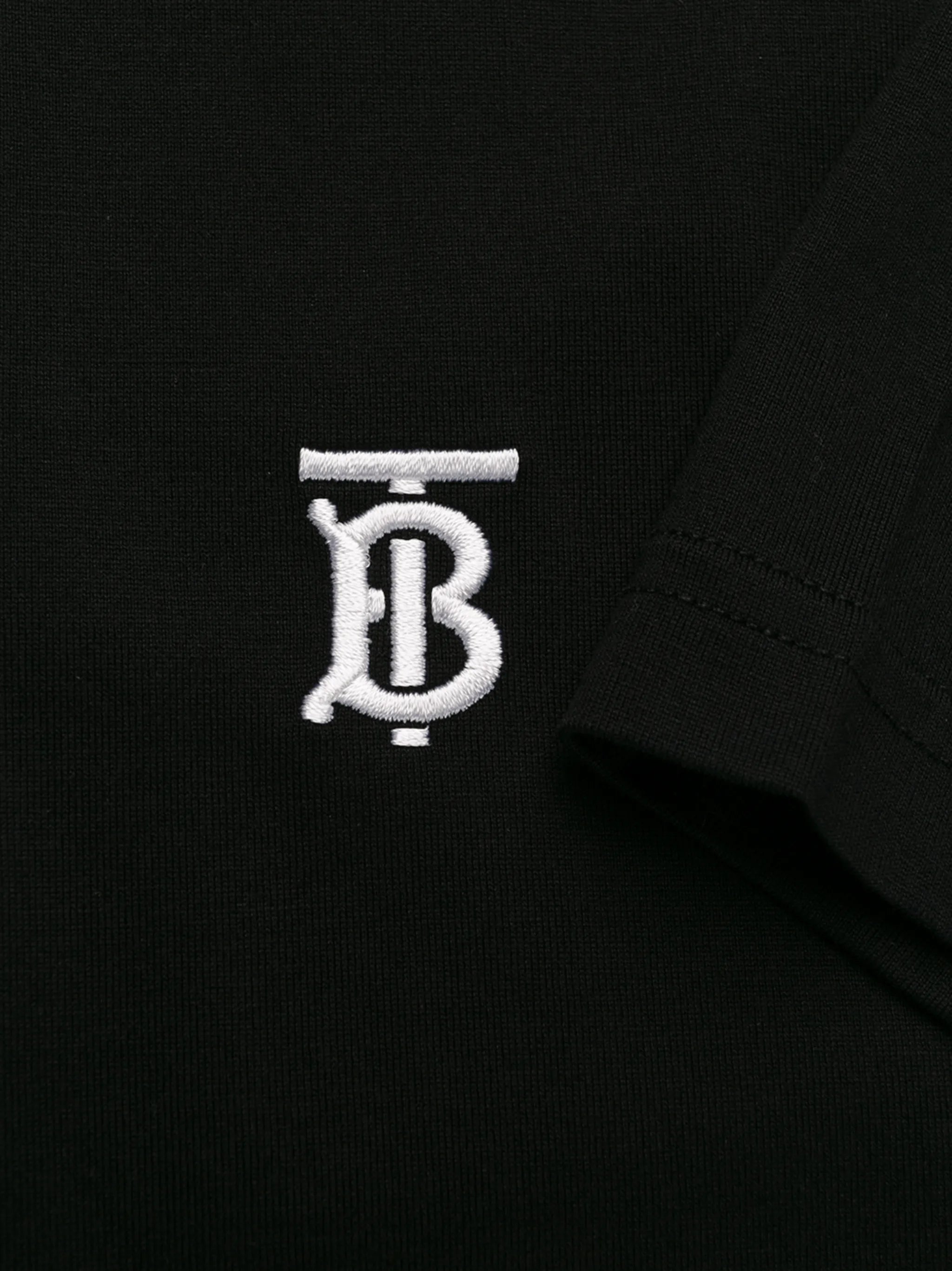 logo-embroidered T-shirt