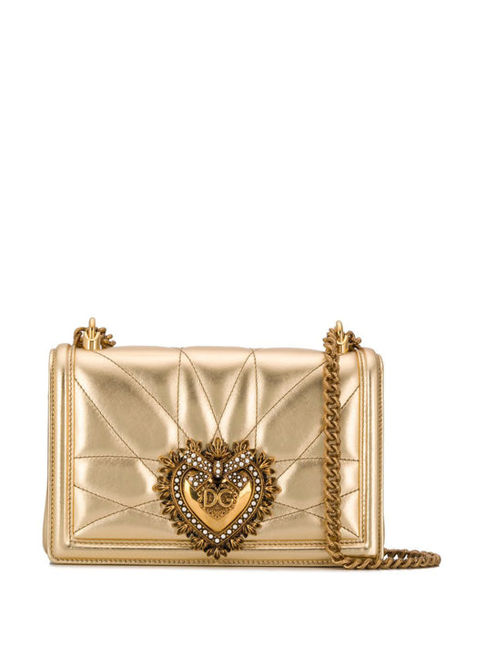 medium Devotion quilted crossbody bag
